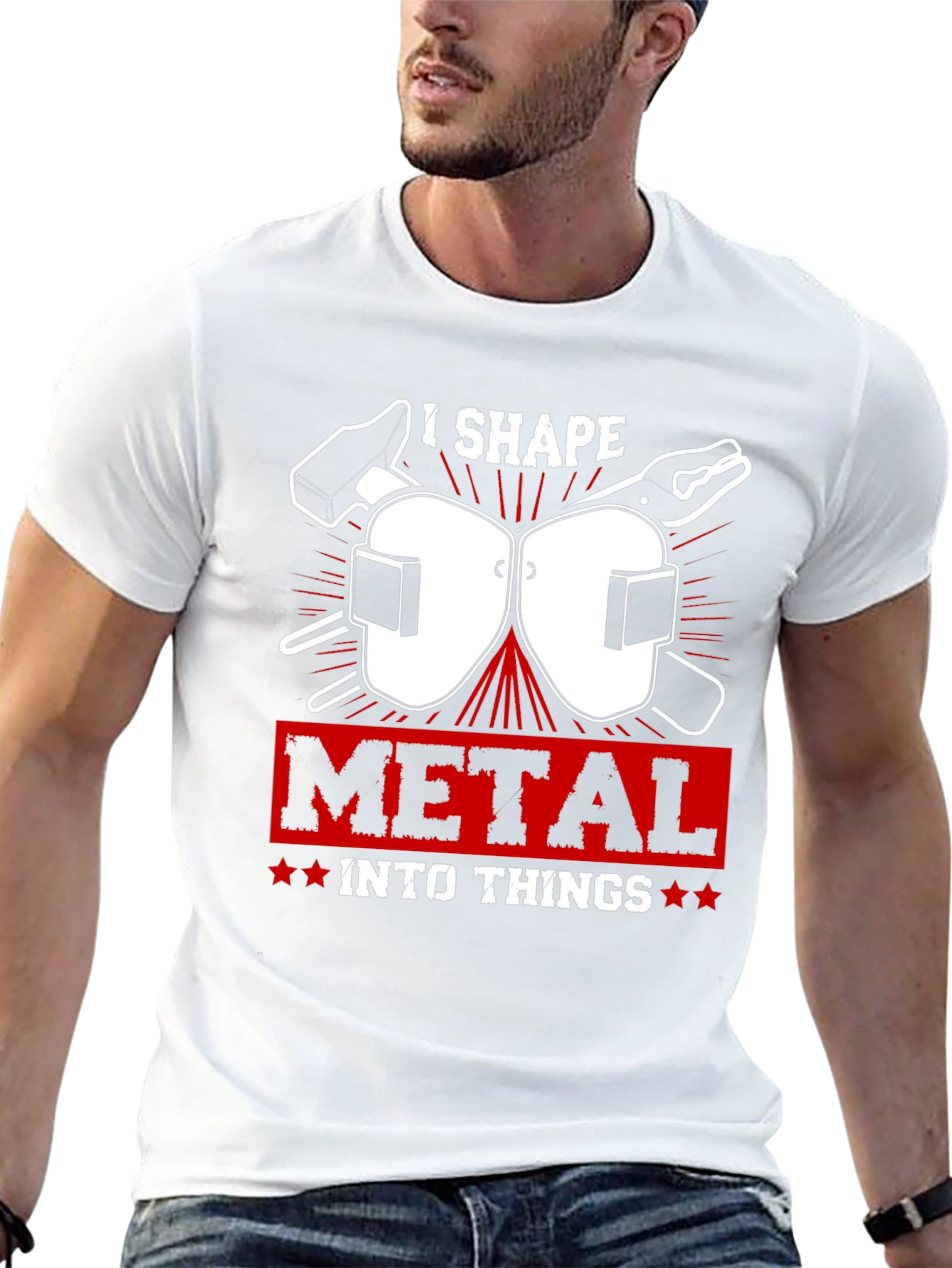 I Shape Metal T-Shirt Welding Gift