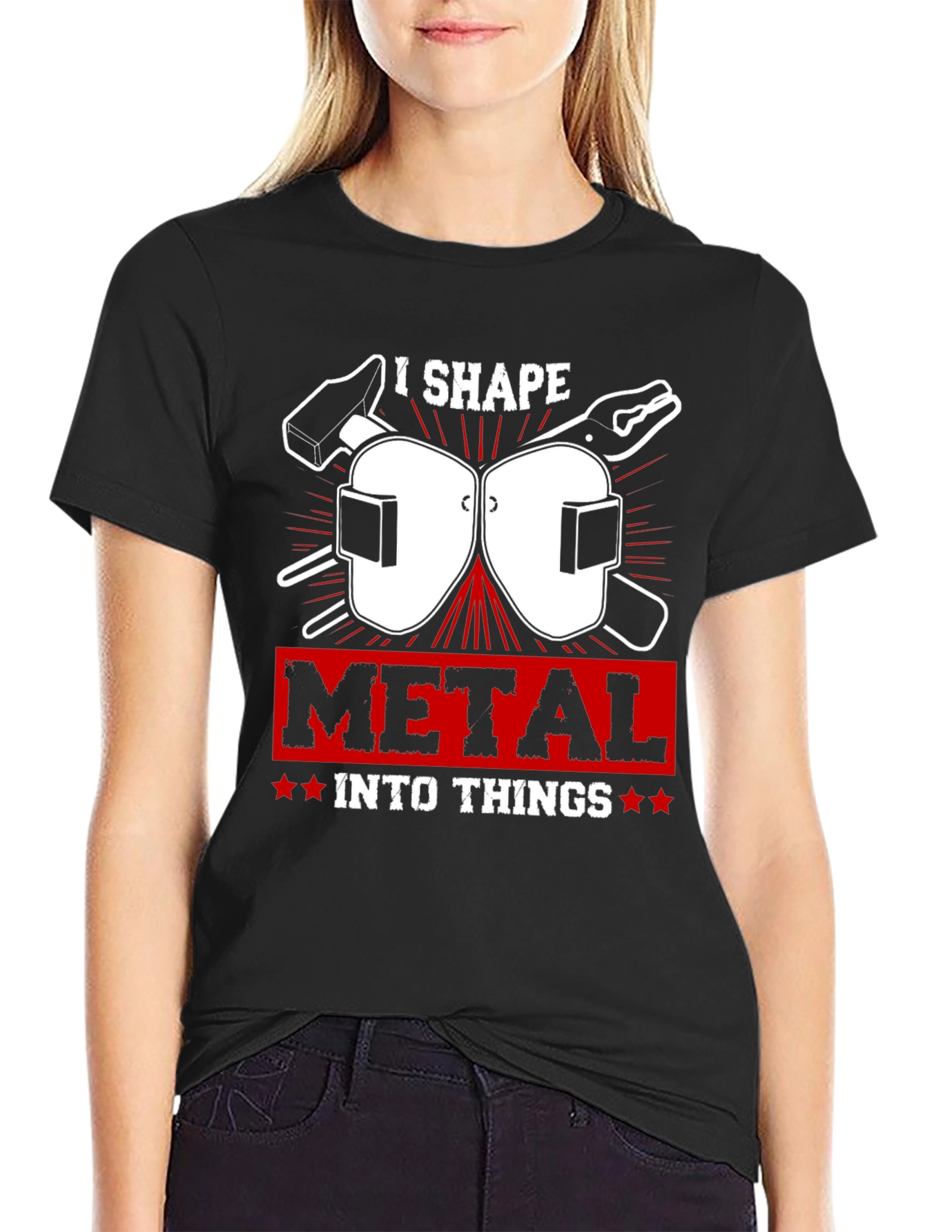 I Shape Metal T-Shirt Welding Gift
