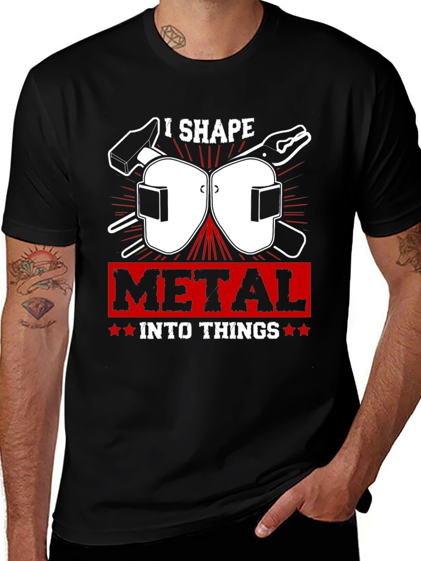 I Shape Metal T-Shirt Welding Gift