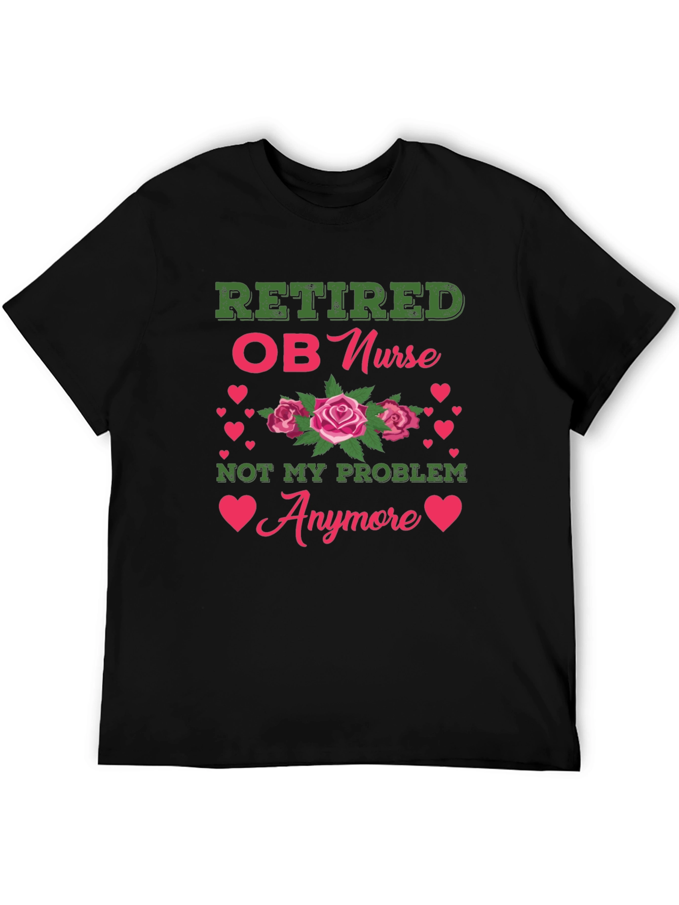 Retired OB Nurse Graphic Tee