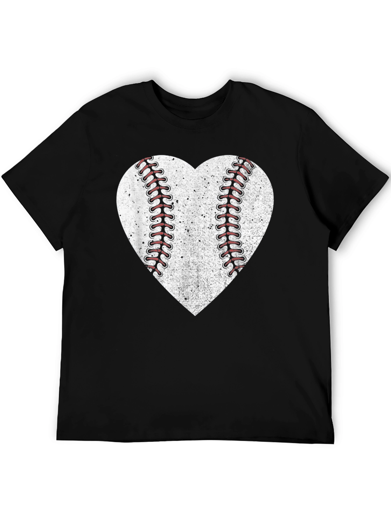 Baseball Heart Graphic T-Shirt