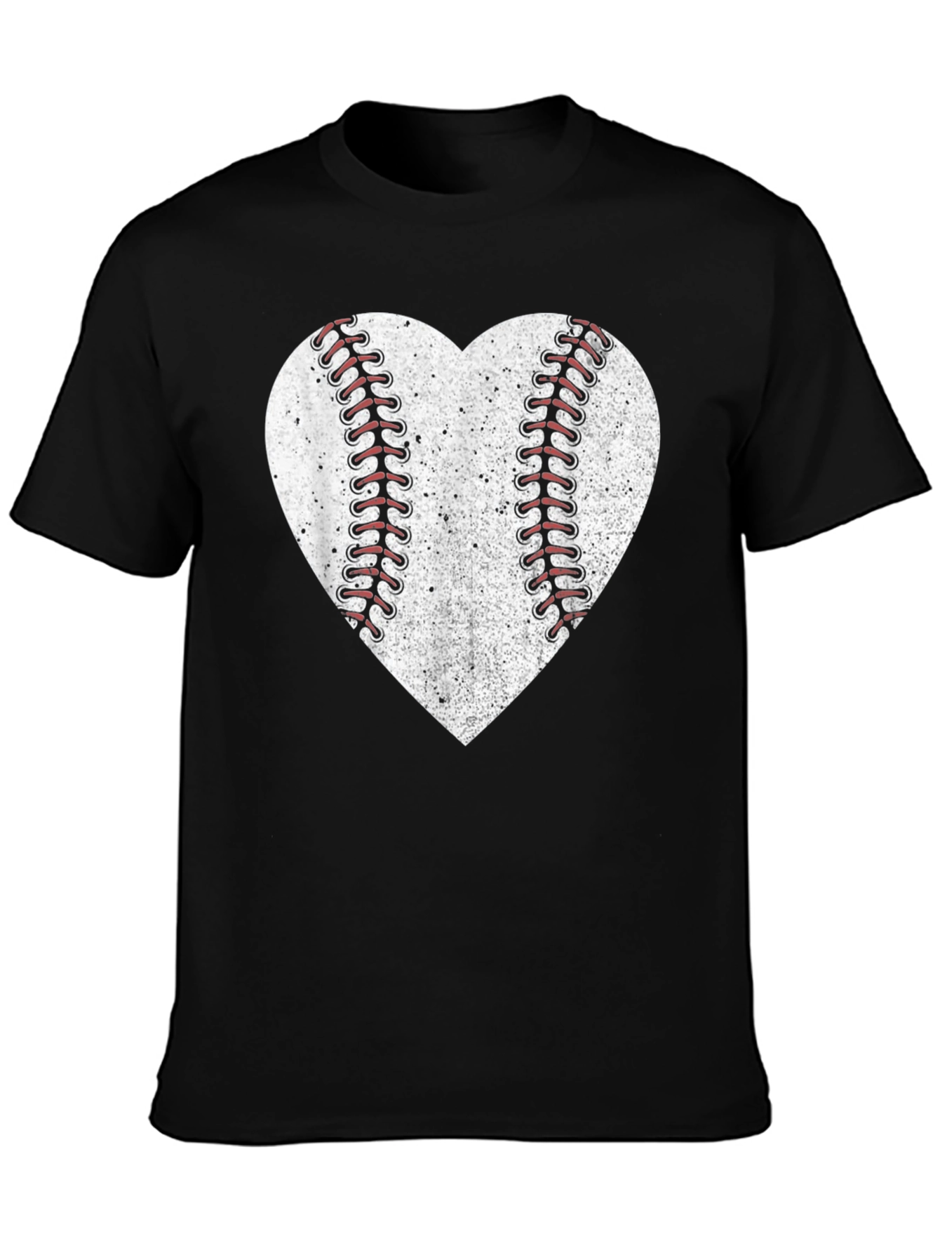 Baseball Heart Graphic T-Shirt