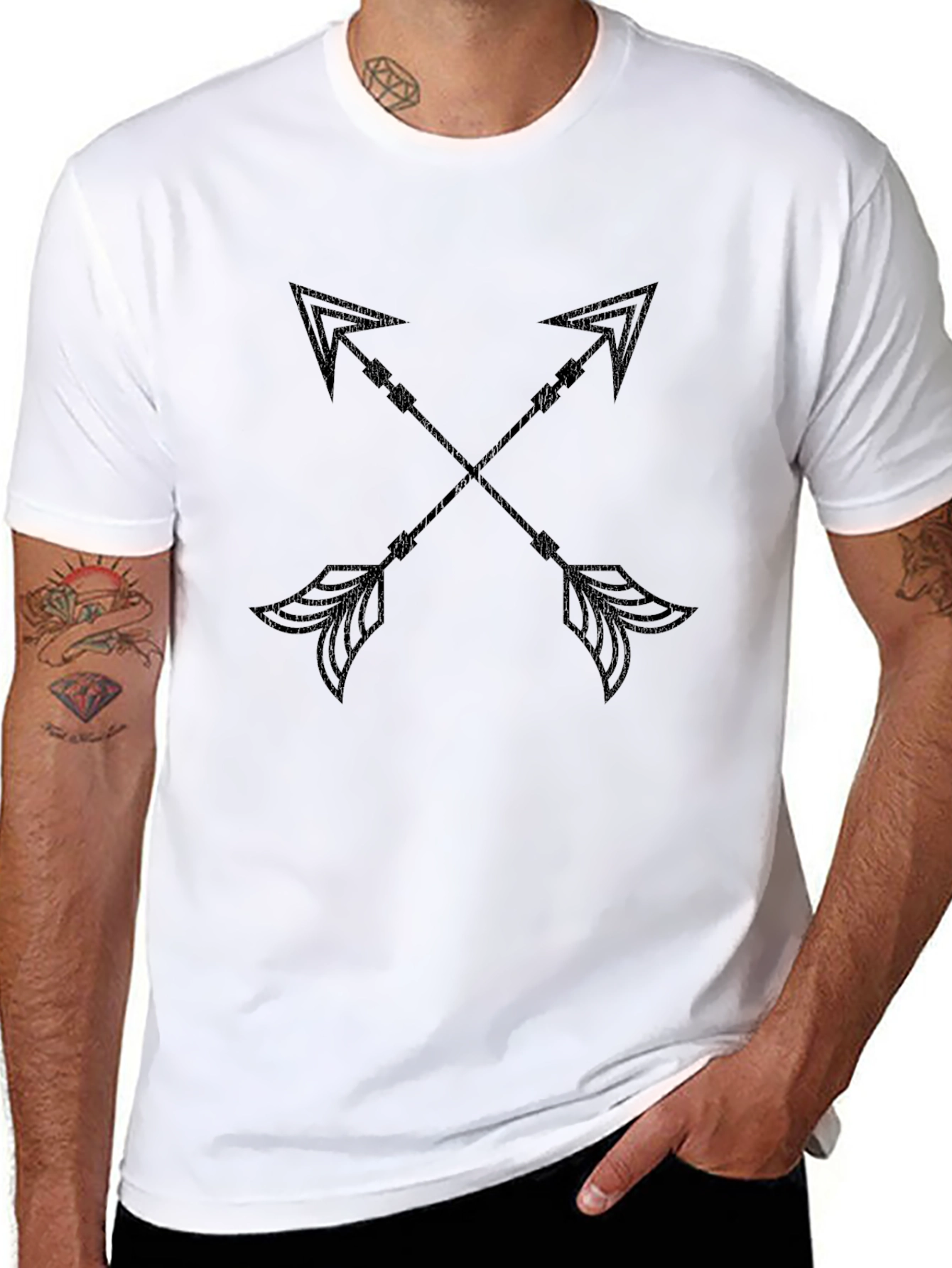 Arrow Graphic Tee - Stylish Casual Wear