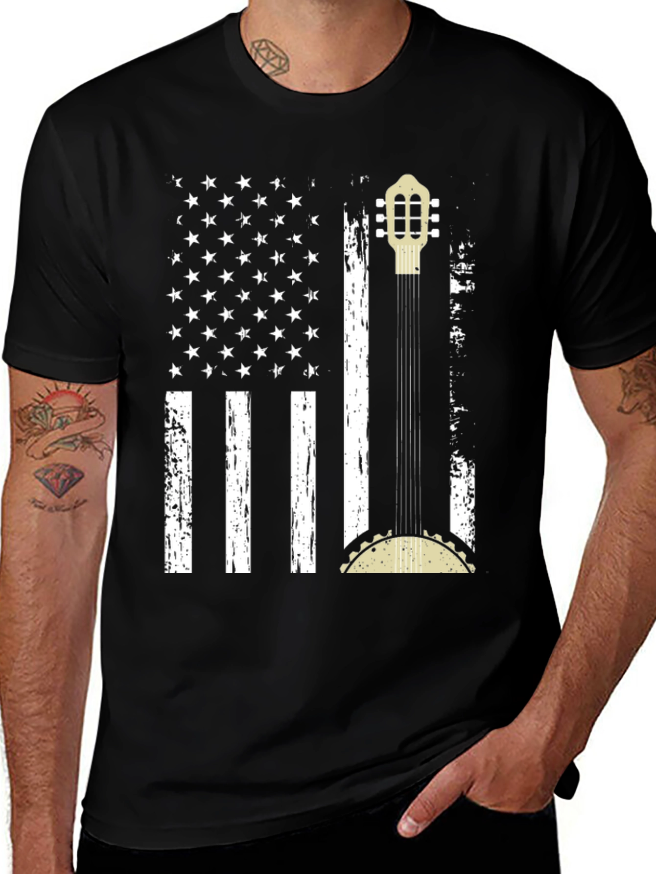 Banjo Taco Flag T-Shirt