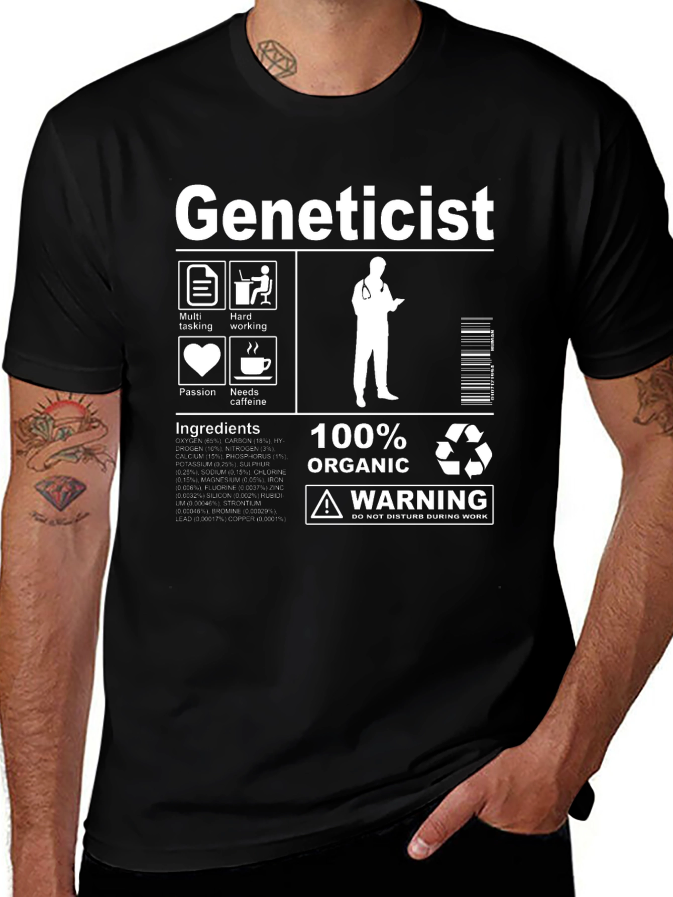 Geneticist T-Shirt - Funny Science Gift