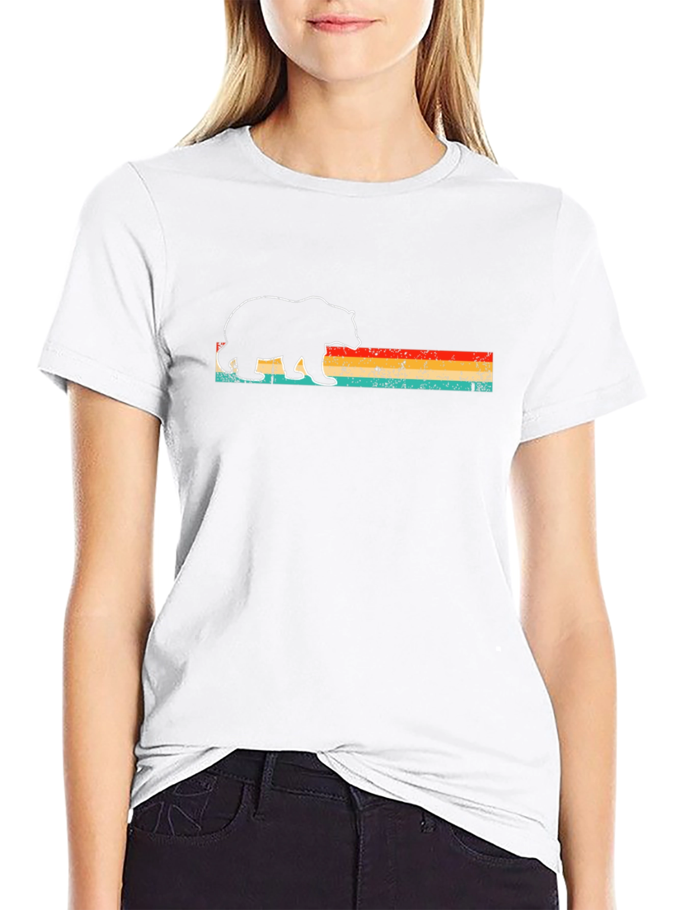 Retro Bear Graphic Tee - Comfort Fit