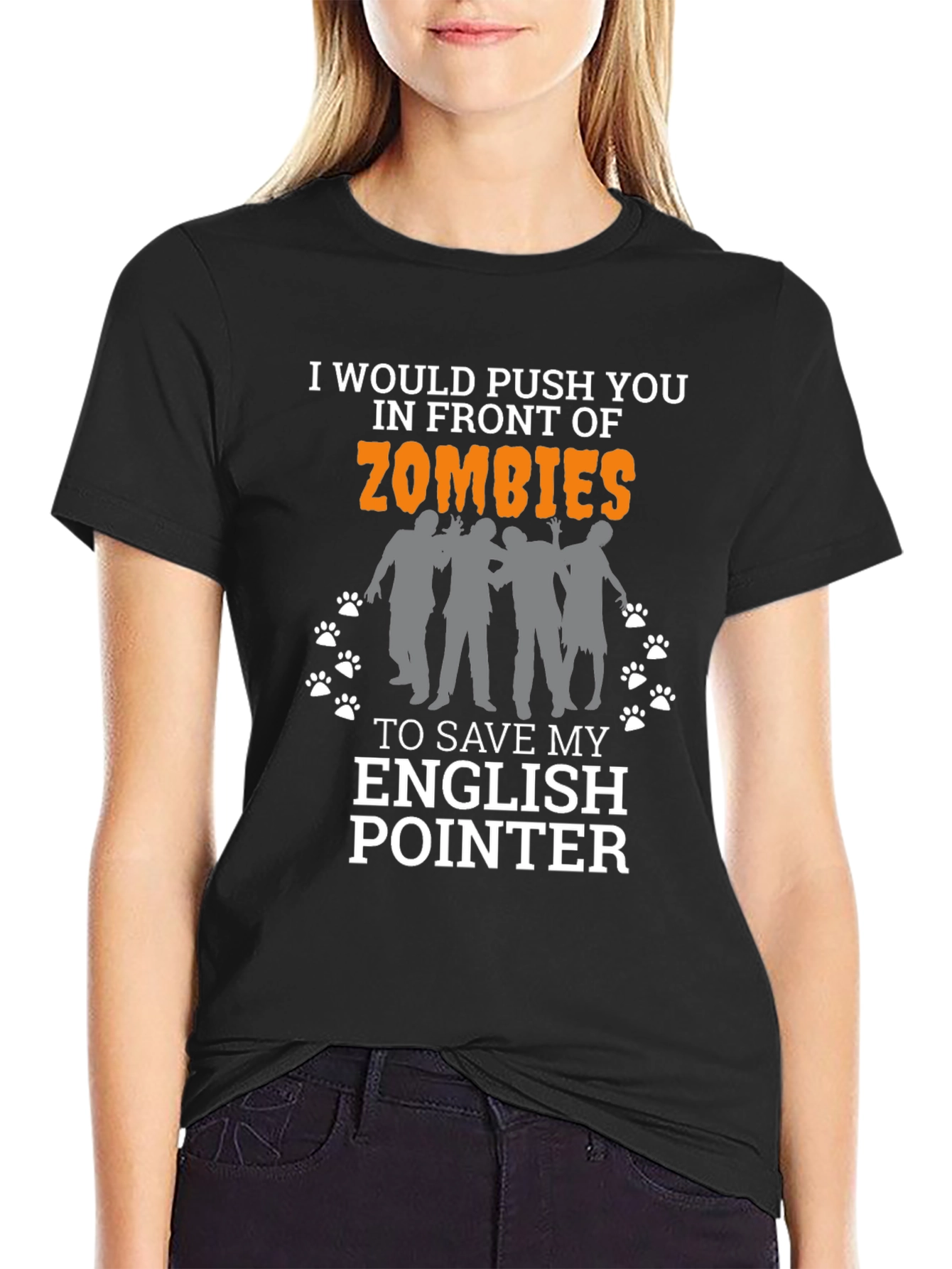 Zombie English Pointer T-Shirt