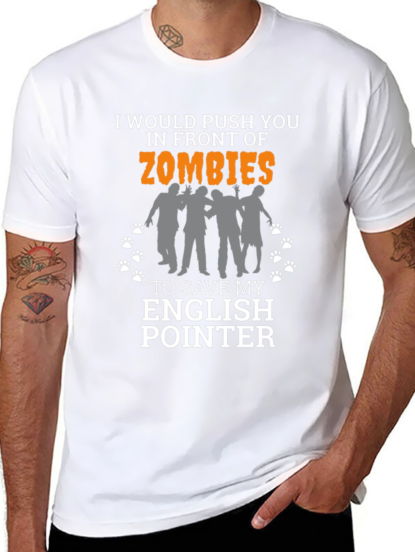 Zombie English Pointer T-Shirt