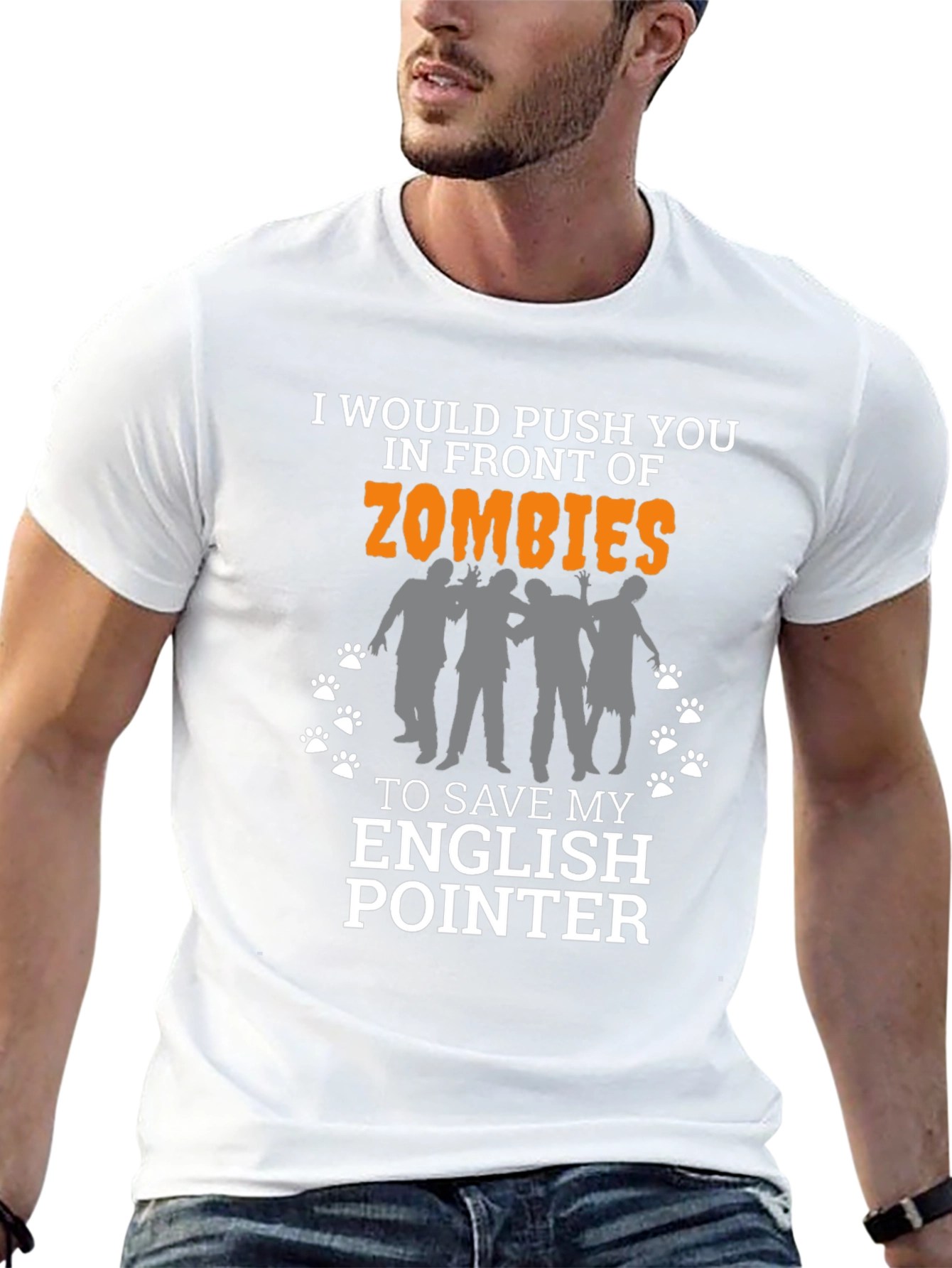 Zombie English Pointer T-Shirt