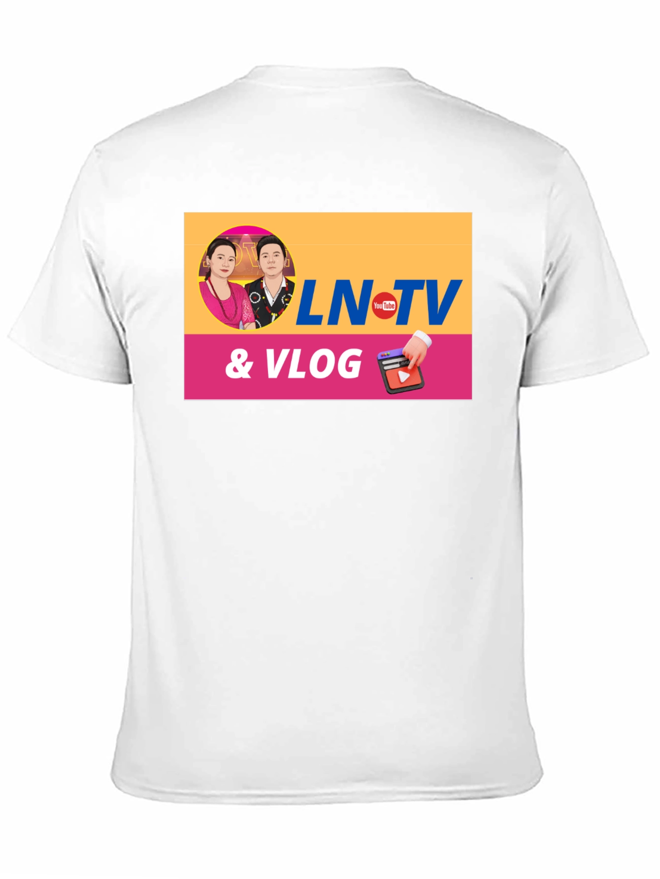 LN TV & Vlog Black T-Shirt