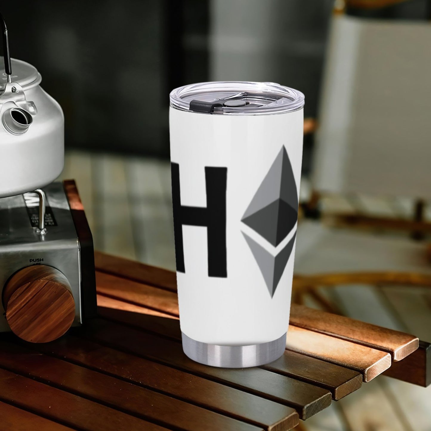 Reusable Insulated Graphic Tumbler - Stainless Steel Leak-Proof Drinkware