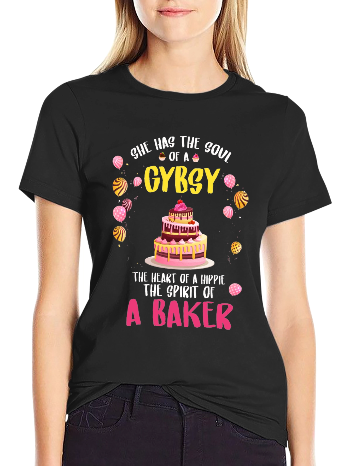 She Has the Soul of a Gypsy Baker T-Shirt