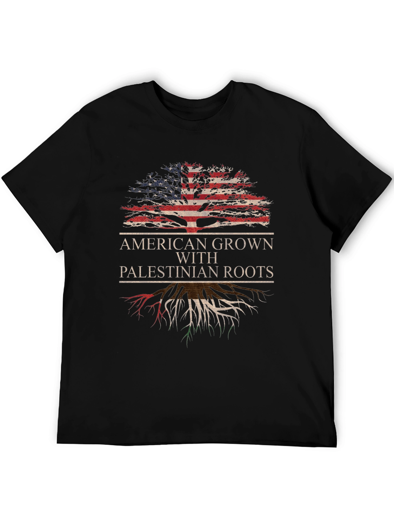 American Grown with Palestinian Roots T-Shirt
