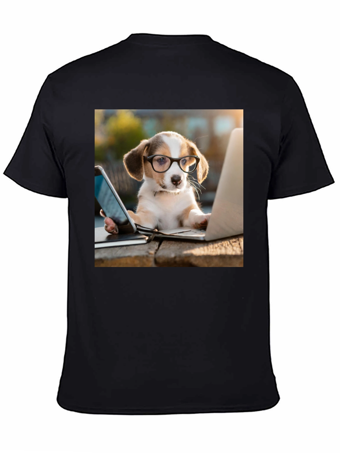 Dog with Glasses T-Shirt