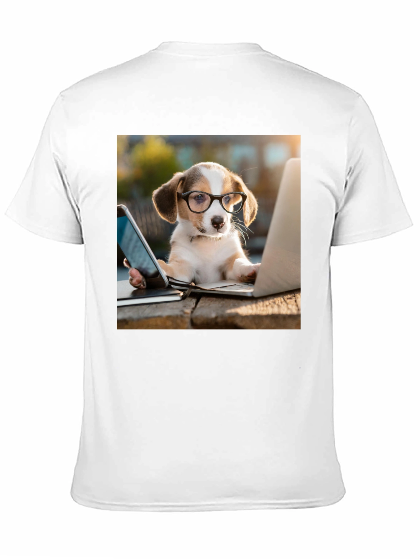 Dog with Glasses T-Shirt