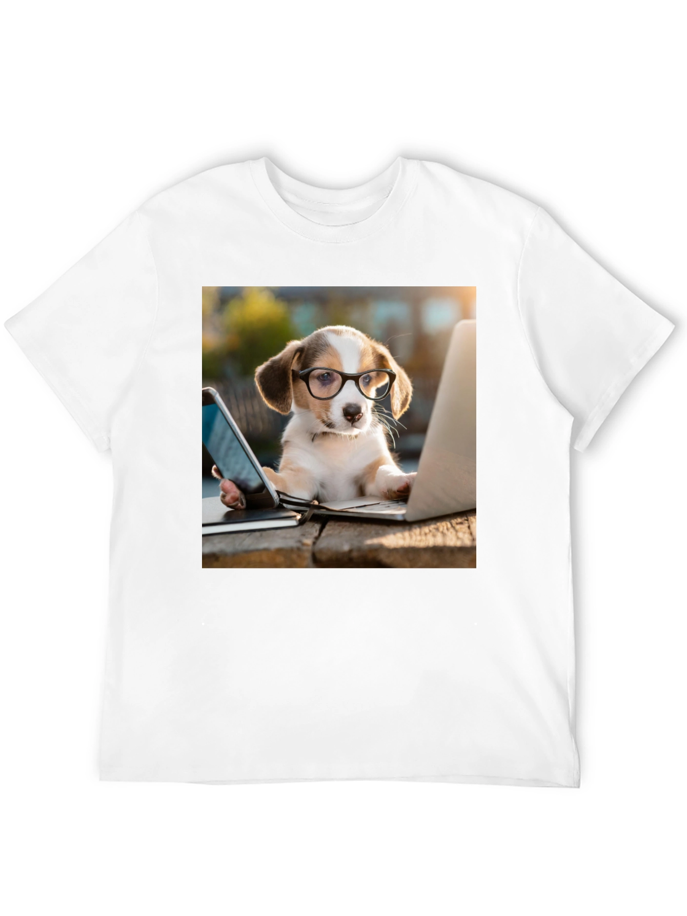 Dog with Glasses T-Shirt