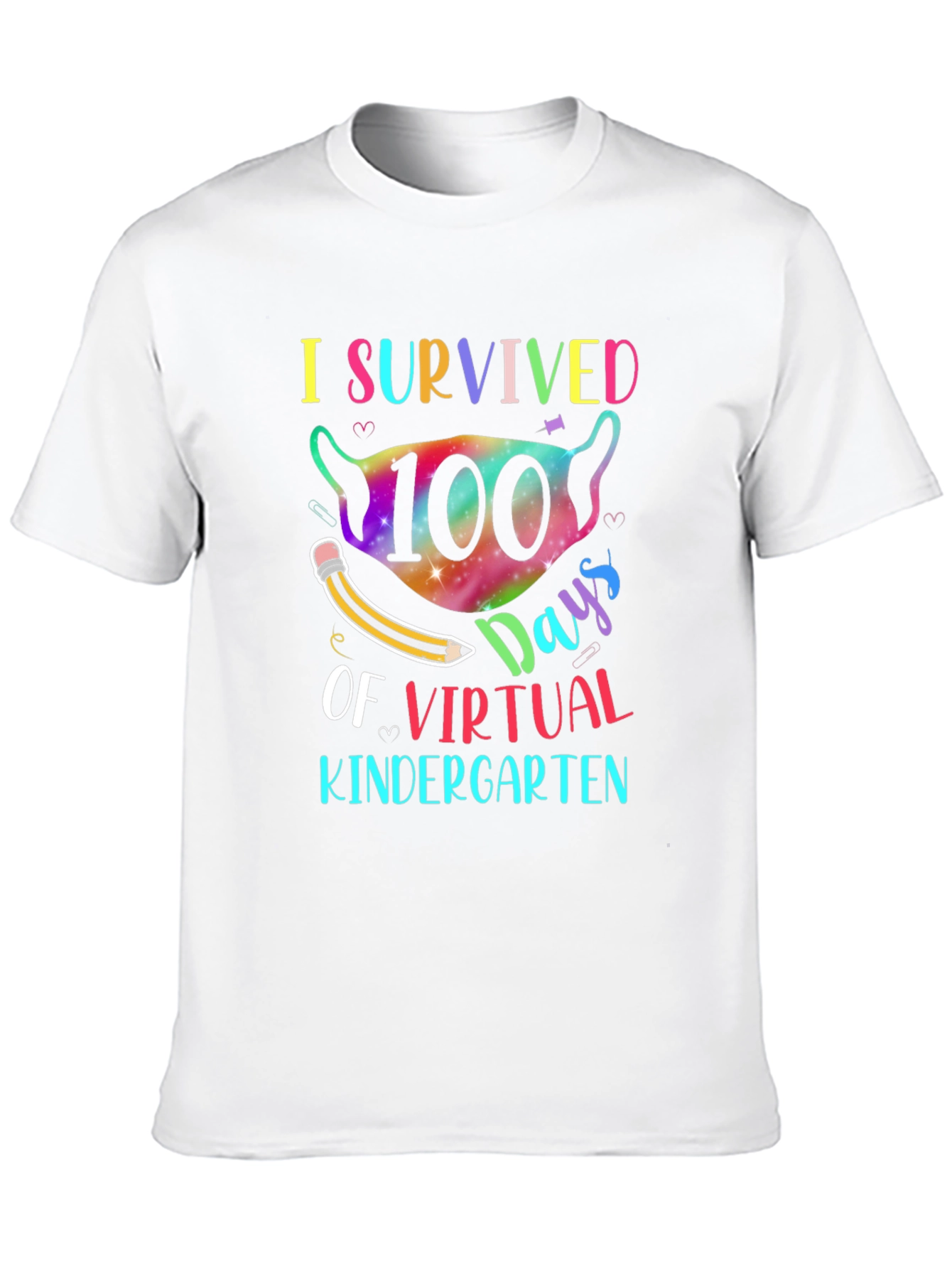 I Survived 100 Days of Virtual Kindergarten T-Shirt