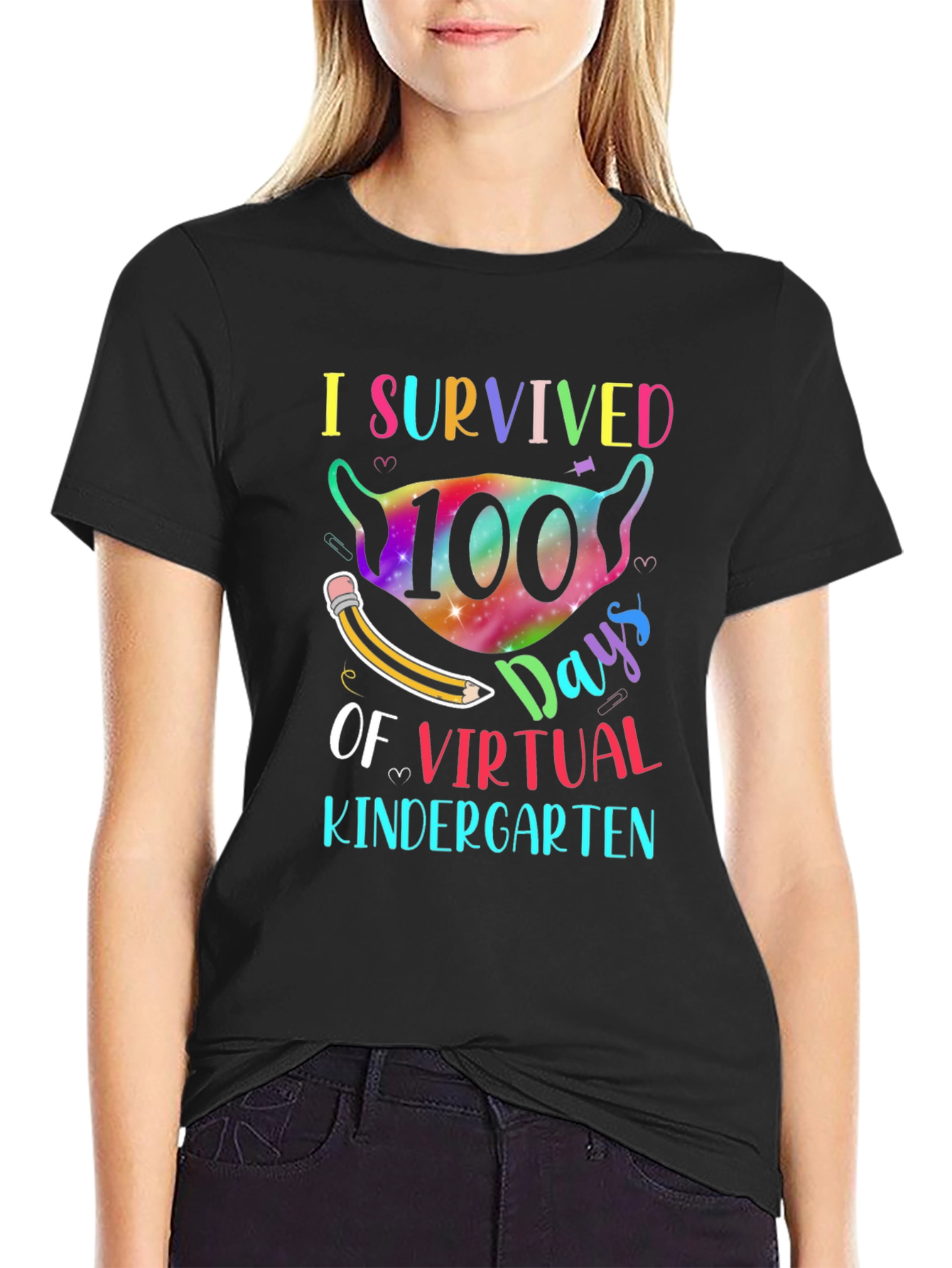 I Survived 100 Days of Virtual Kindergarten T-Shirt