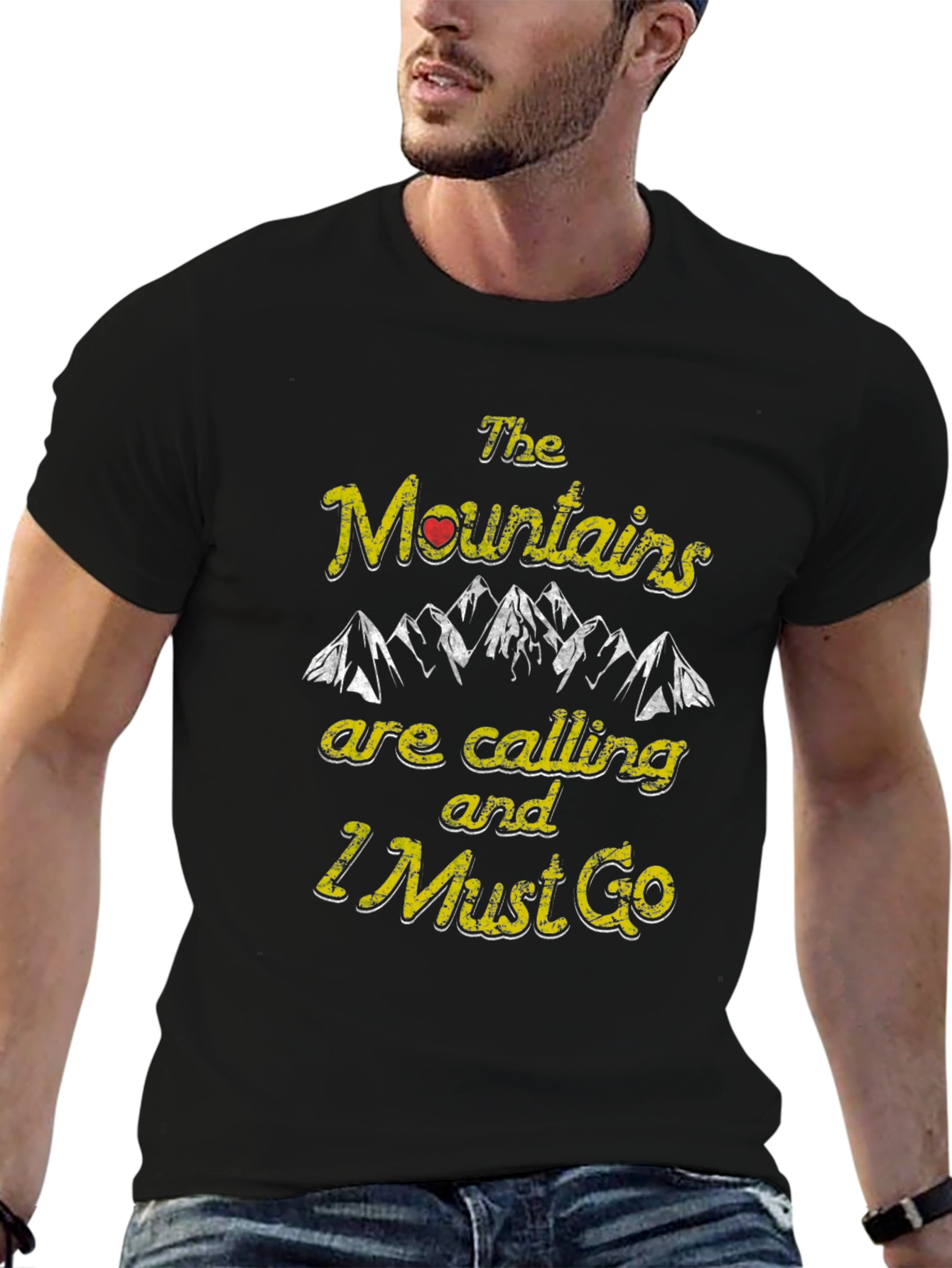 Mountains Are Calling Graphic Tee - Adventure Shirt