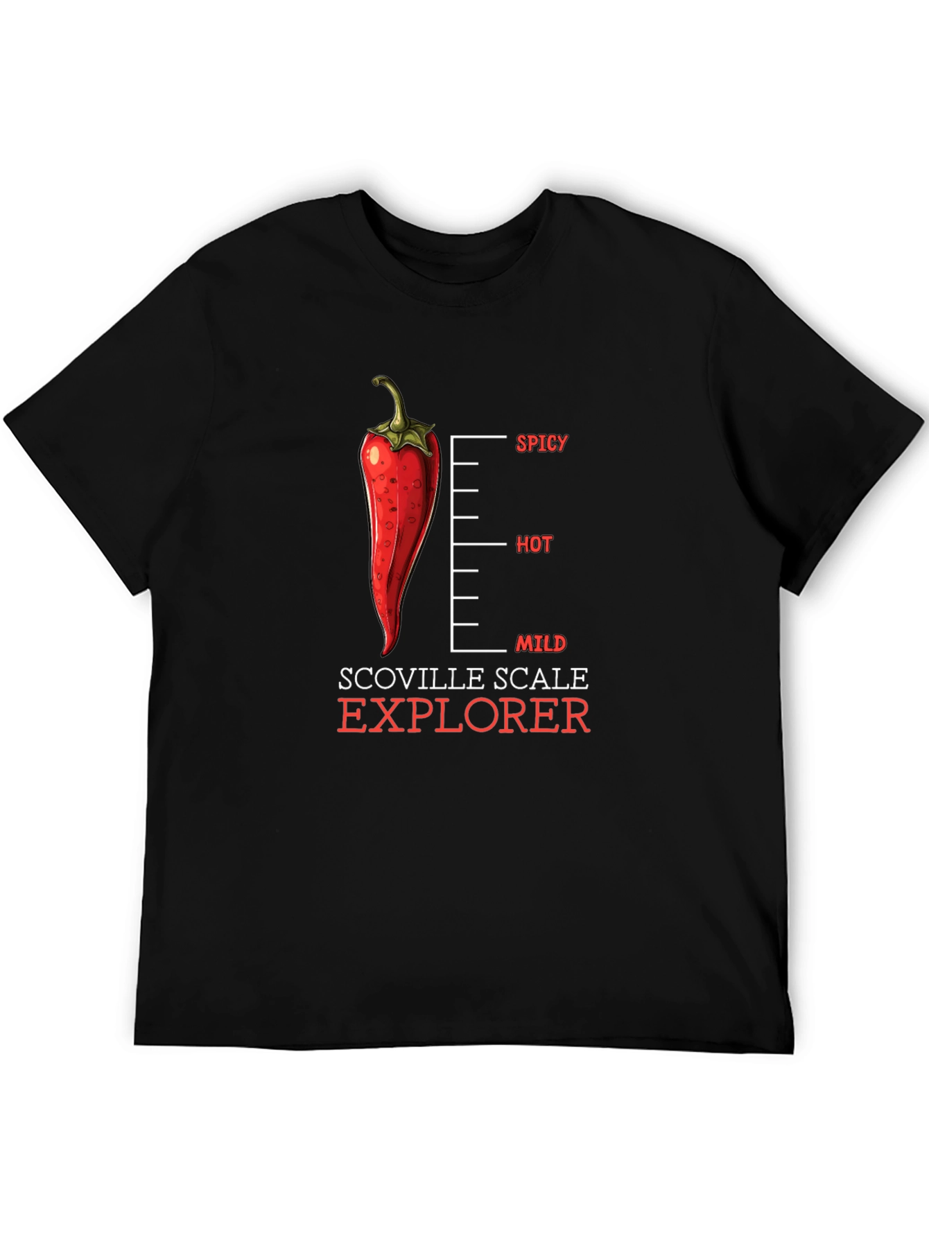 Spicy Scoville Scale Explorer Graphic Tee
