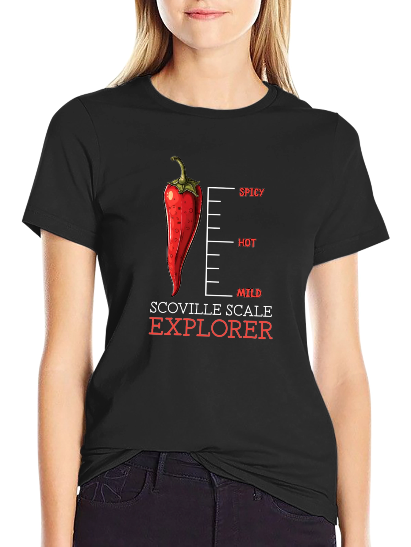 Spicy Scoville Scale Explorer Graphic Tee