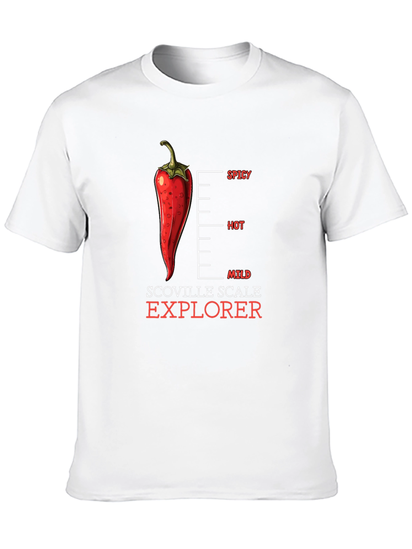Spicy Scoville Scale Explorer Graphic Tee