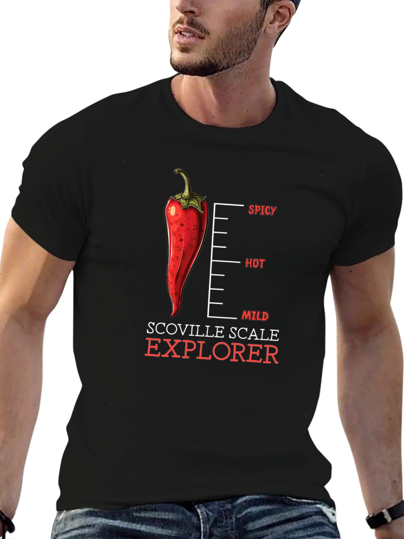 Spicy Scoville Scale Explorer Graphic Tee
