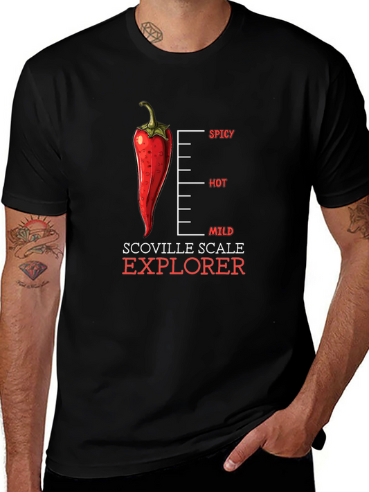 Spicy Scoville Scale Explorer Graphic Tee