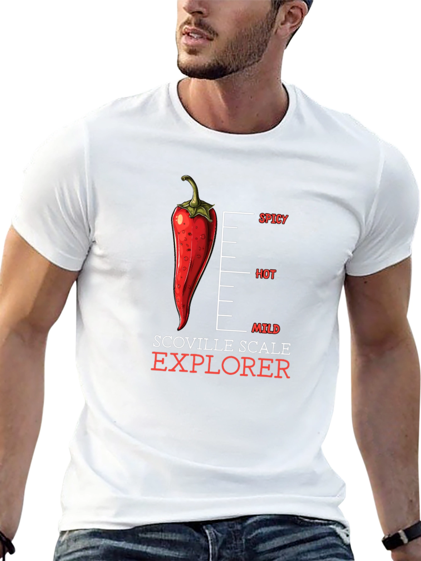 Spicy Scoville Scale Explorer Graphic Tee