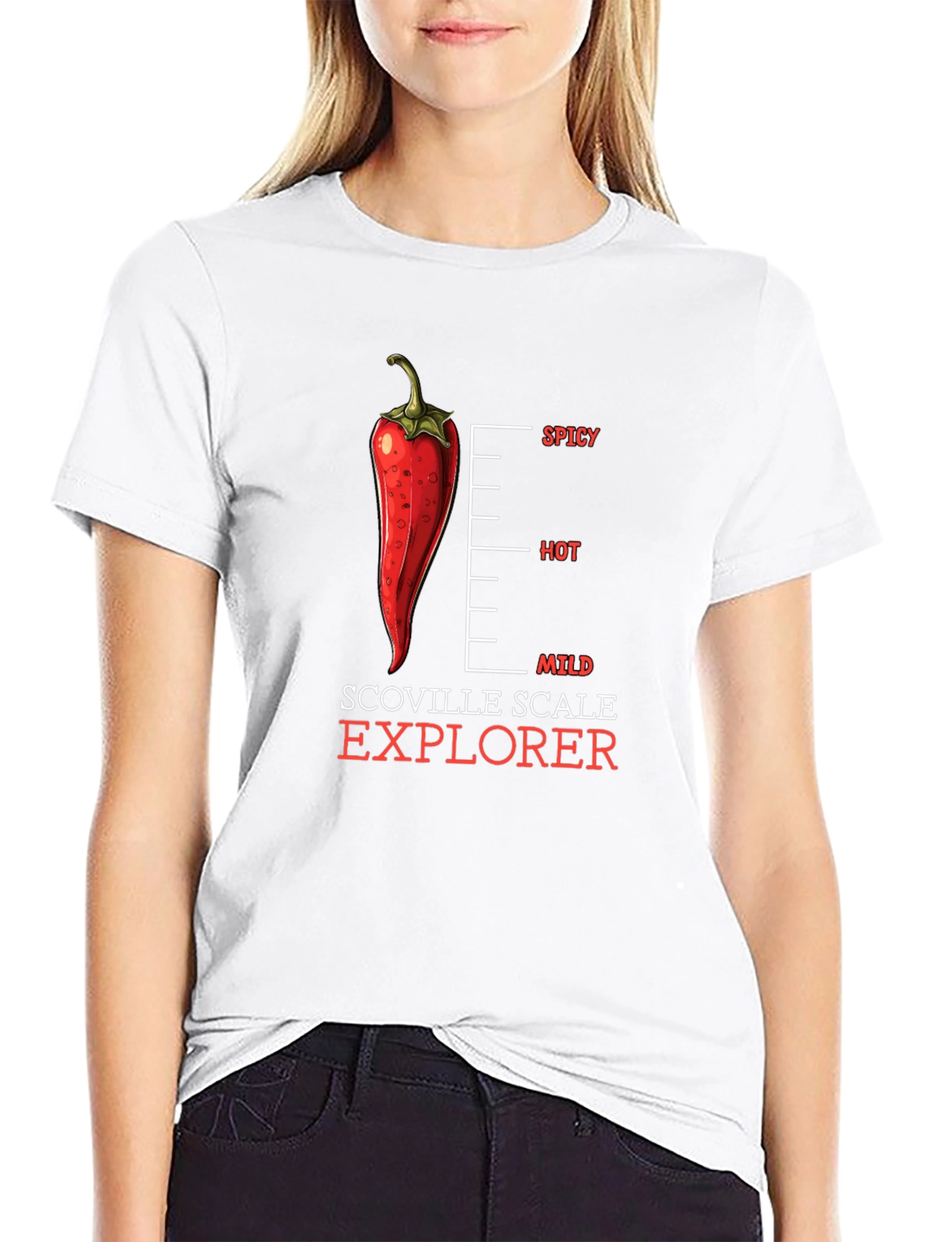 Spicy Scoville Scale Explorer Graphic Tee
