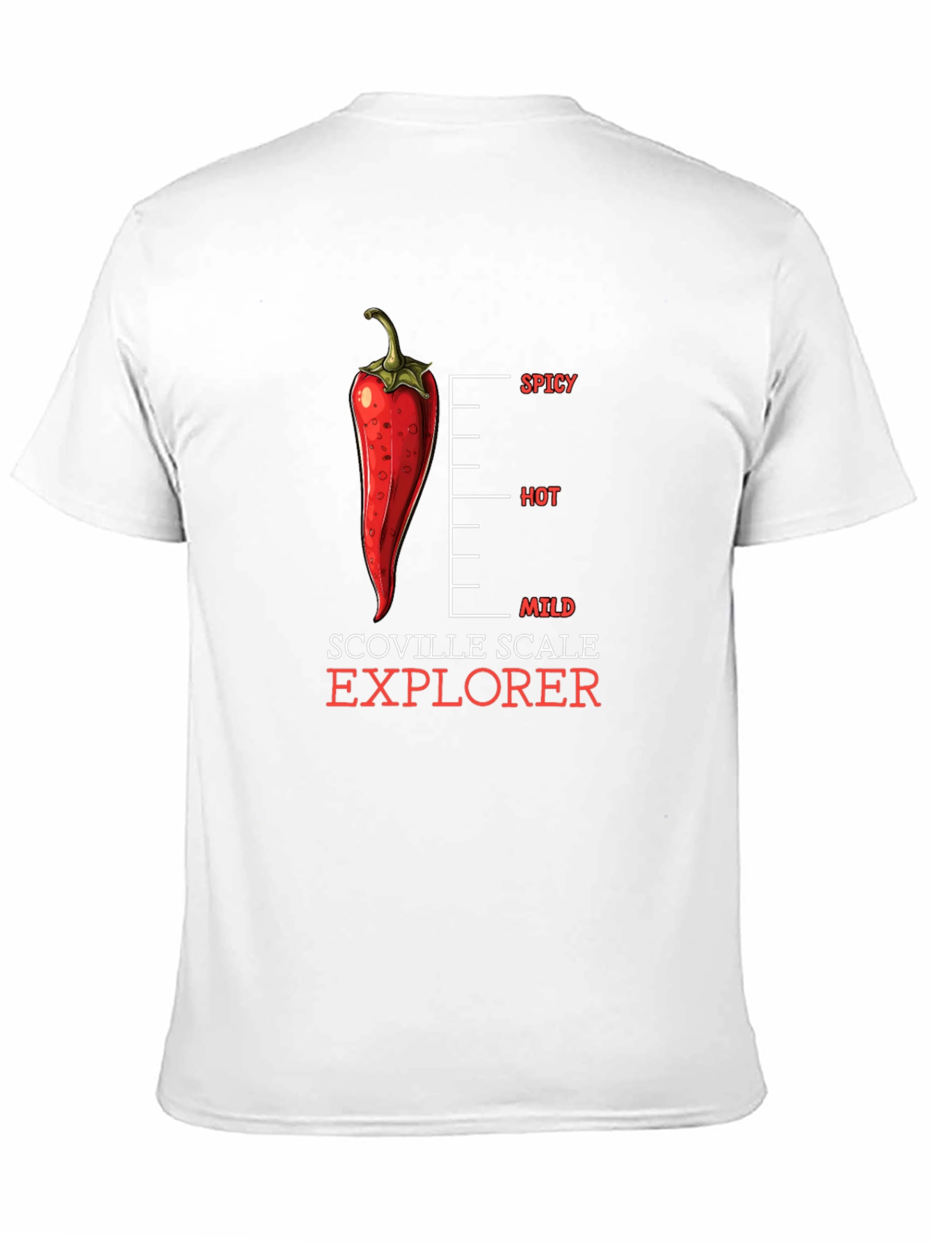 Spicy Scoville Scale Explorer Graphic Tee