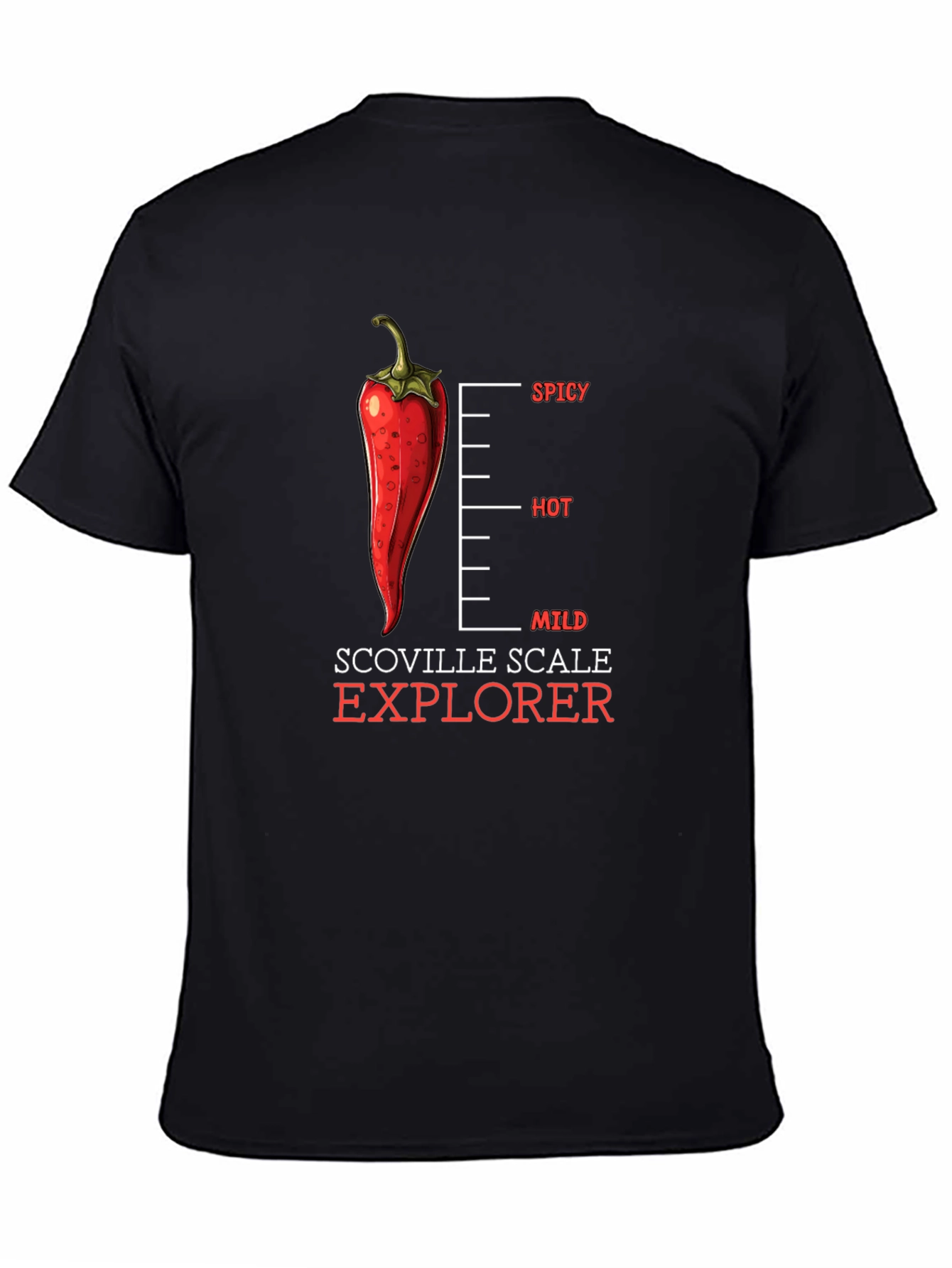 Spicy Scoville Scale Explorer Graphic Tee