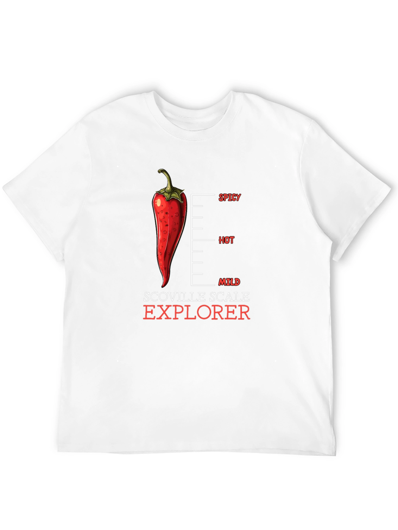 Spicy Scoville Scale Explorer Graphic Tee