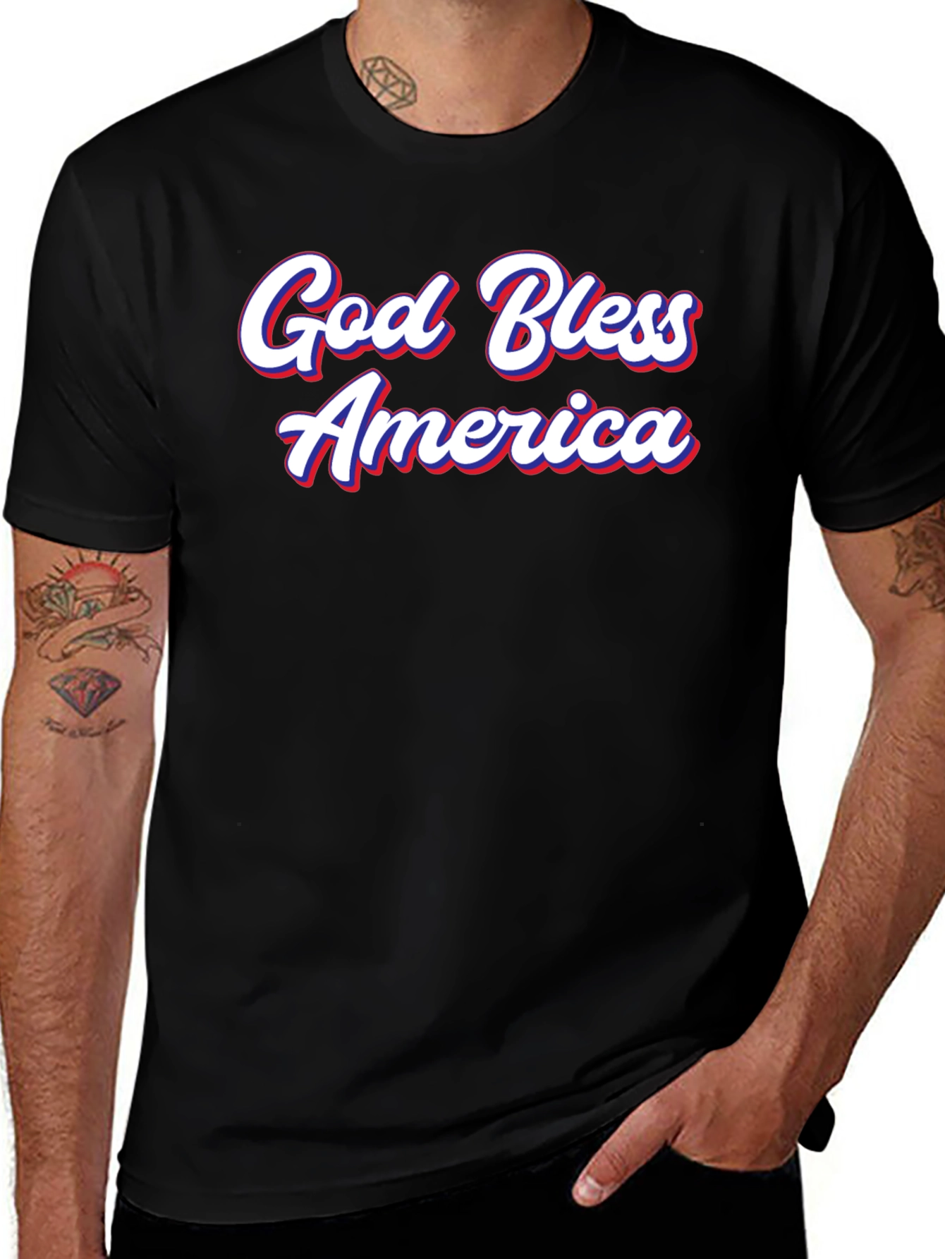 God Bless America Patriotic T-Shirt