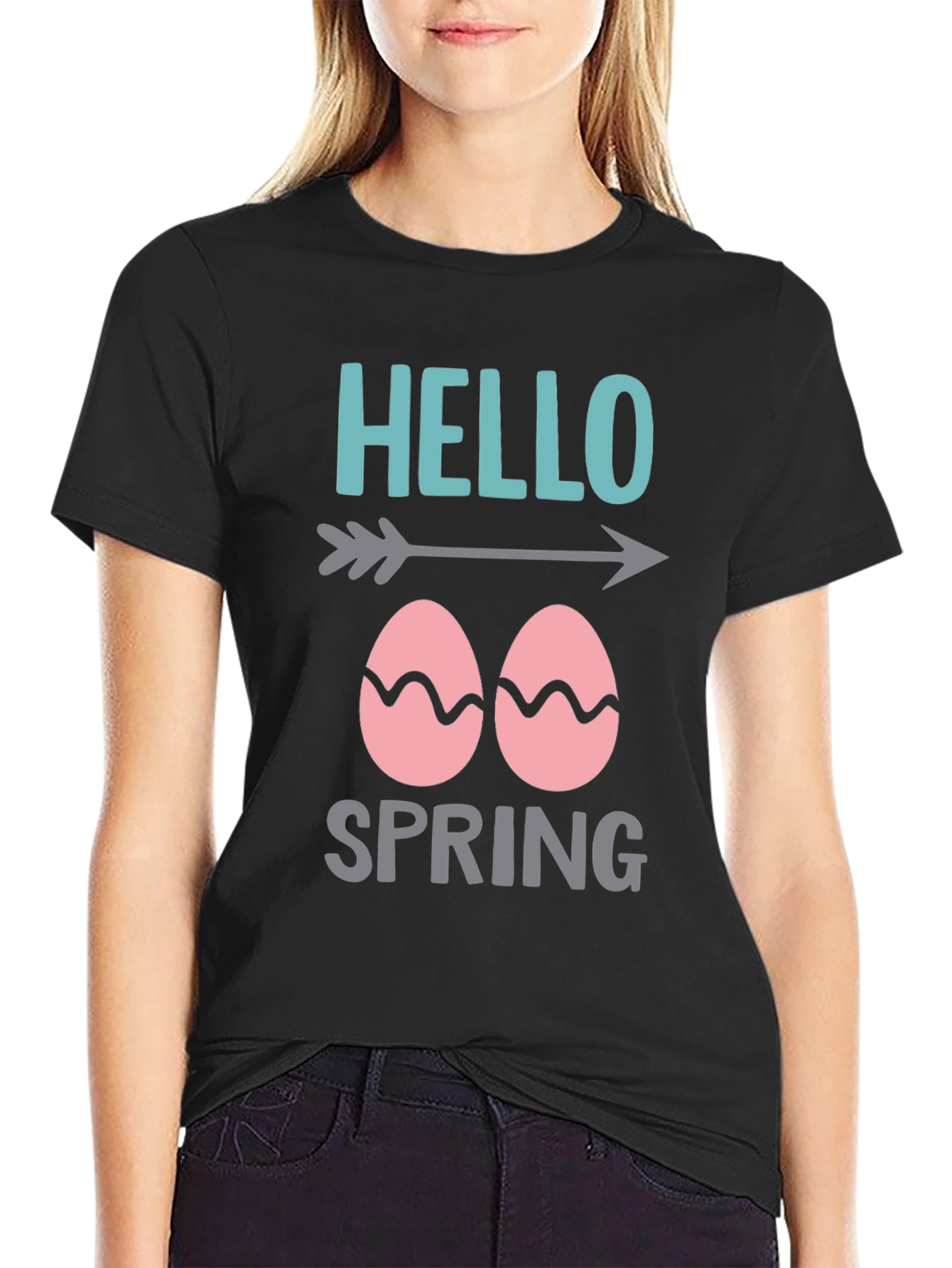 Hello Spring Easter Egg T-Shirt