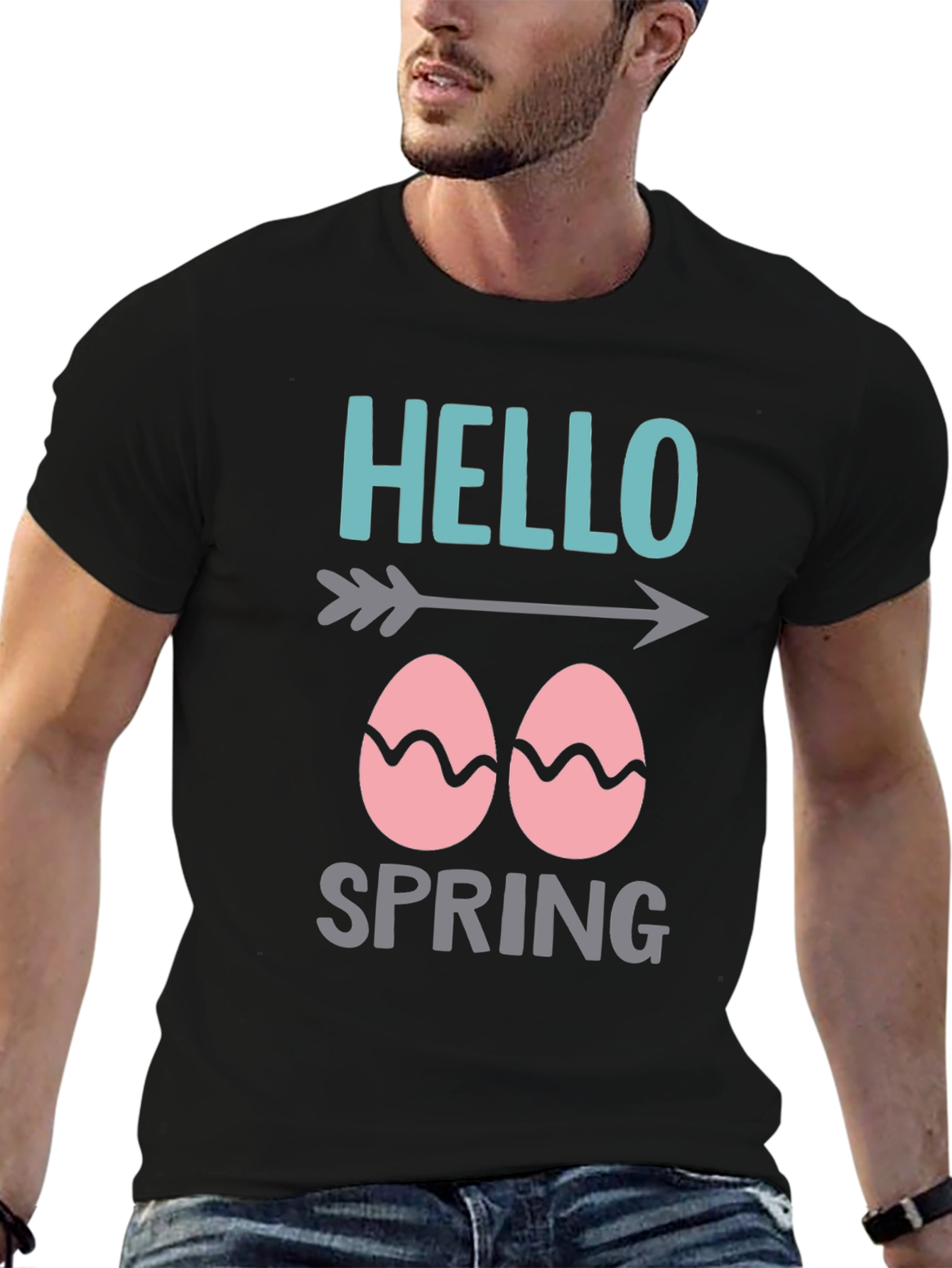 Hello Spring Easter Egg T-Shirt