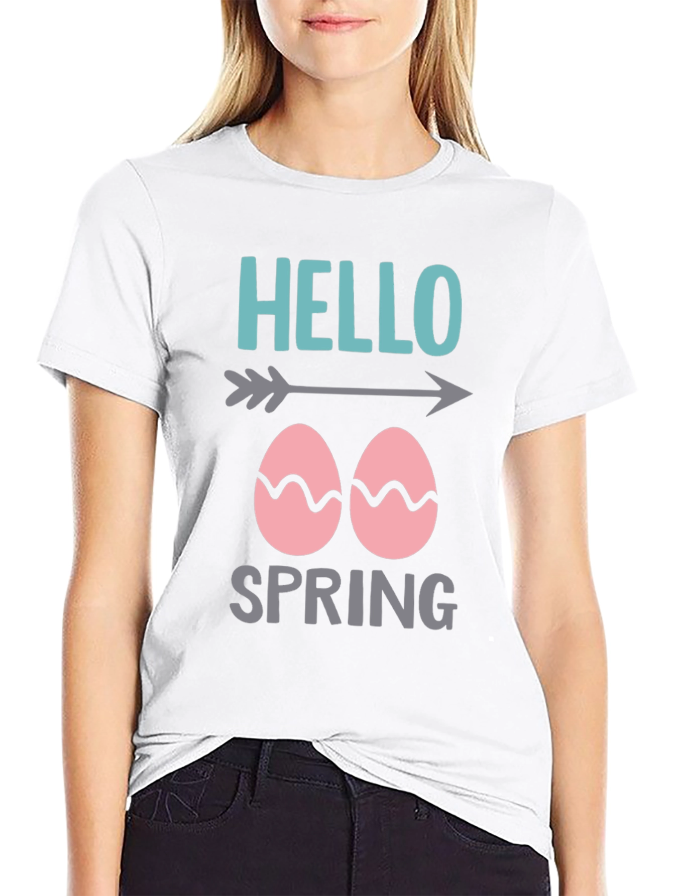Hello Spring Easter Egg T-Shirt