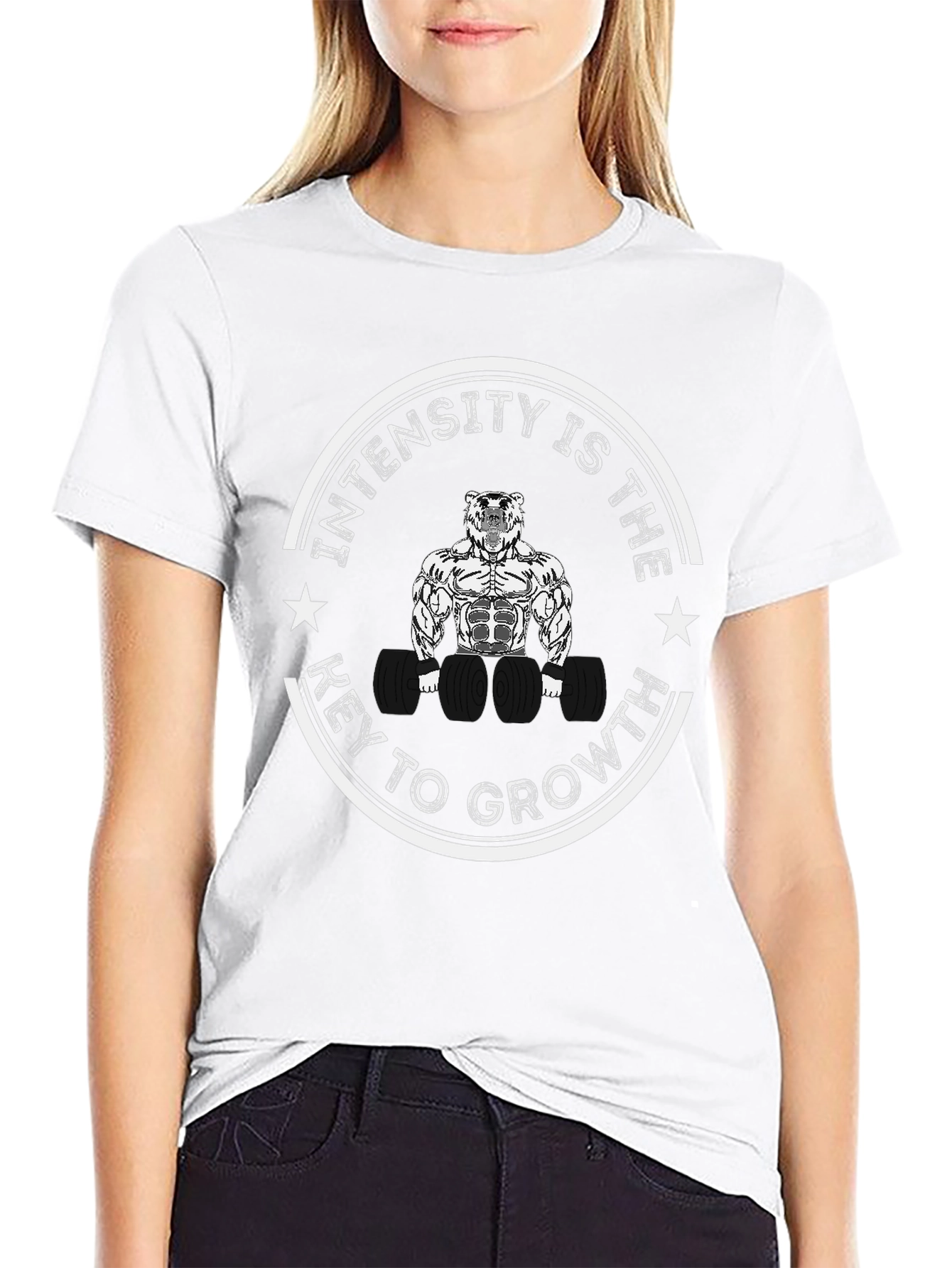 Intensity is Key to Growth Black T-Shirt