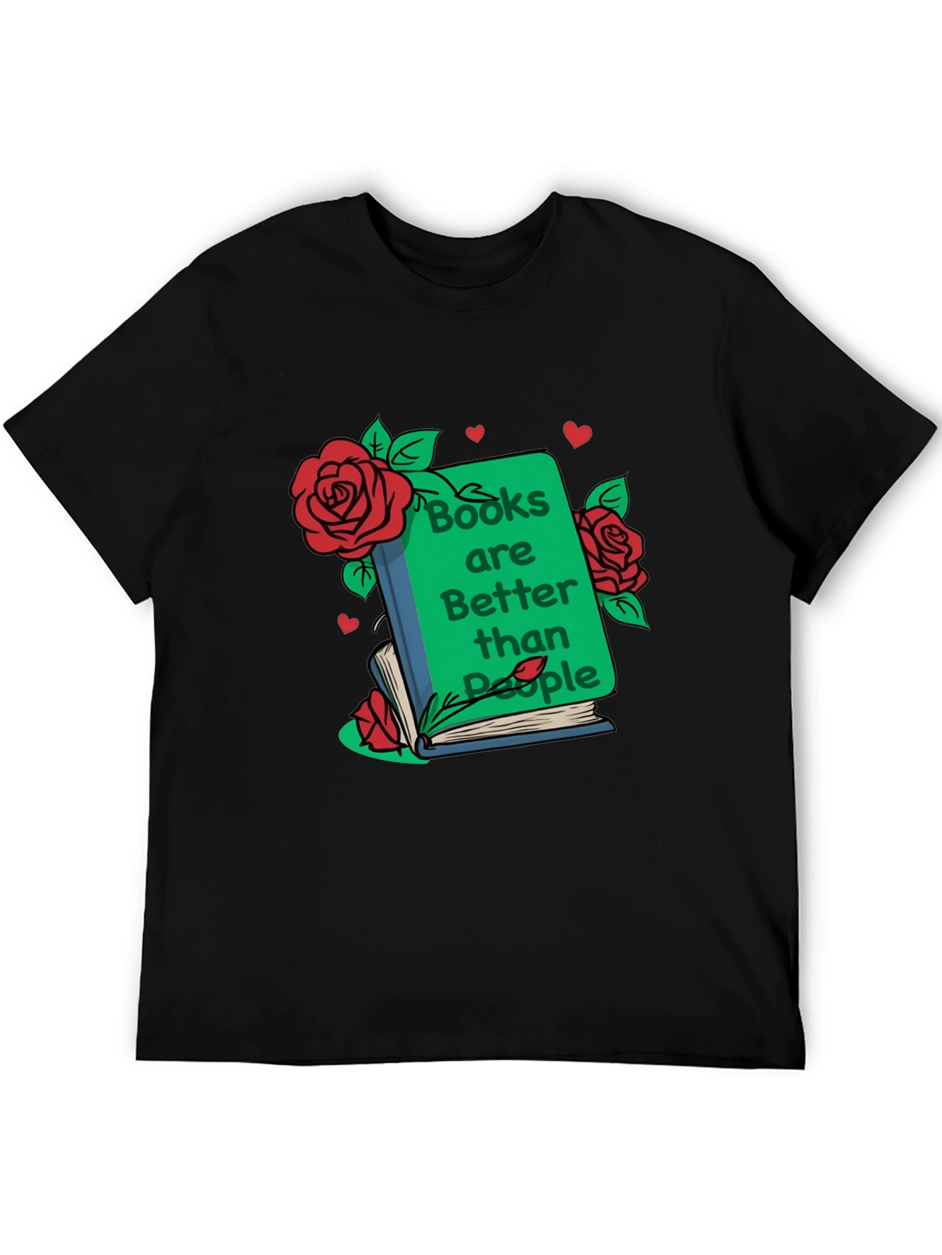 Books Are Better Than People Graphic Tee