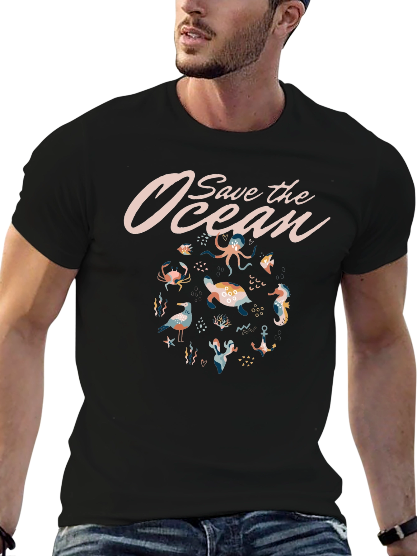 Save The Ocean Graphic Tee