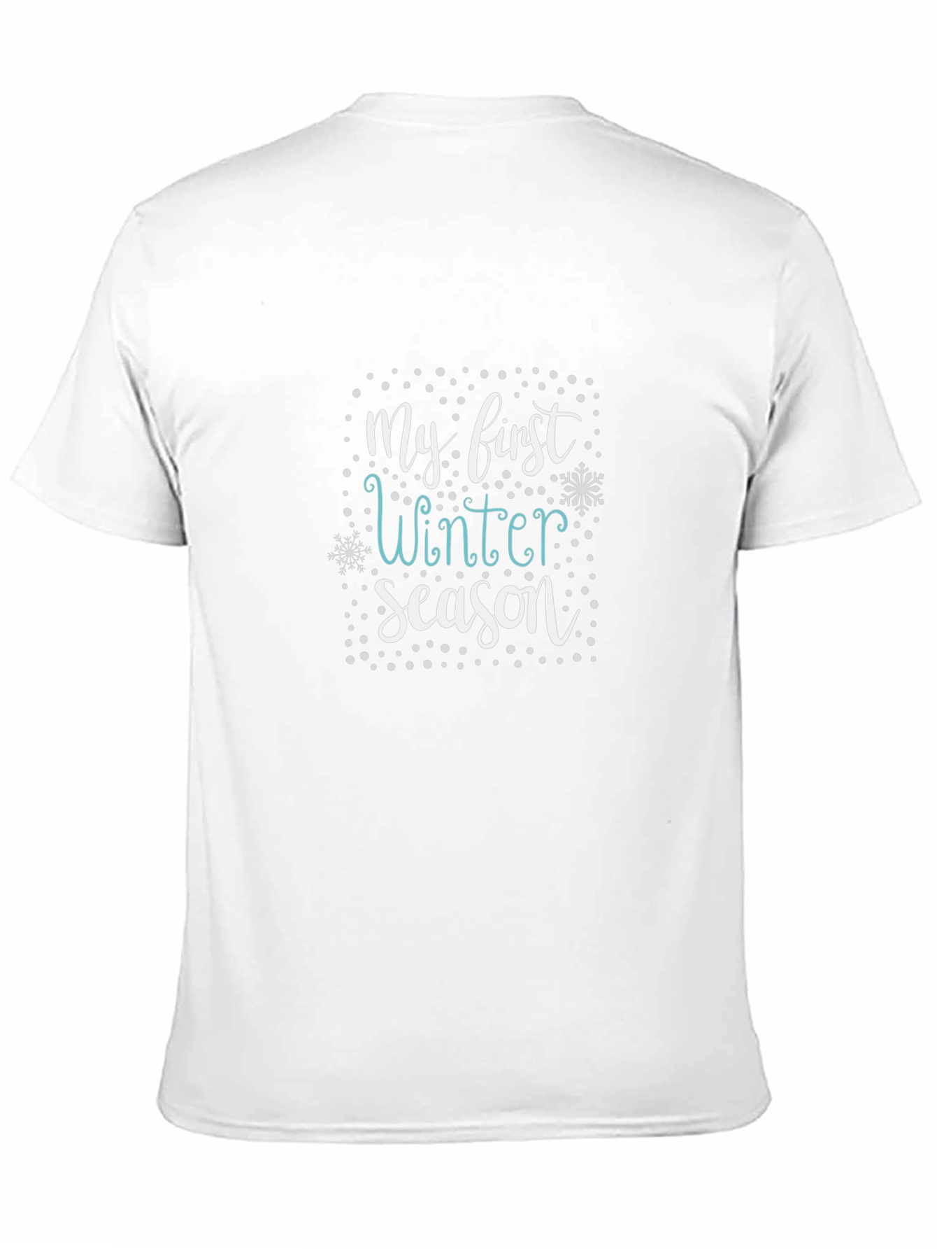 My First Winter Season Graphic Tee - Black