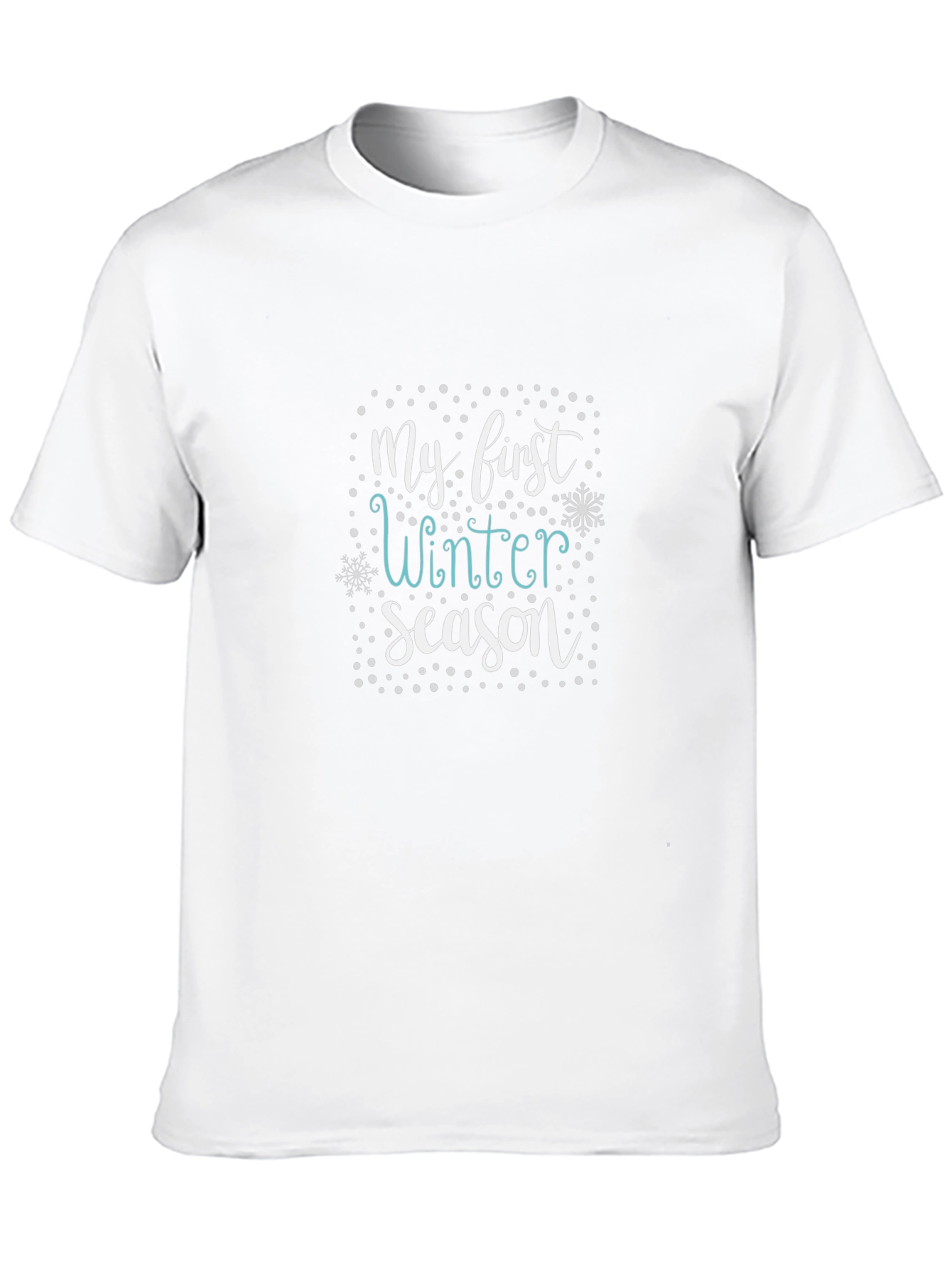 My First Winter Season Graphic Tee - Black