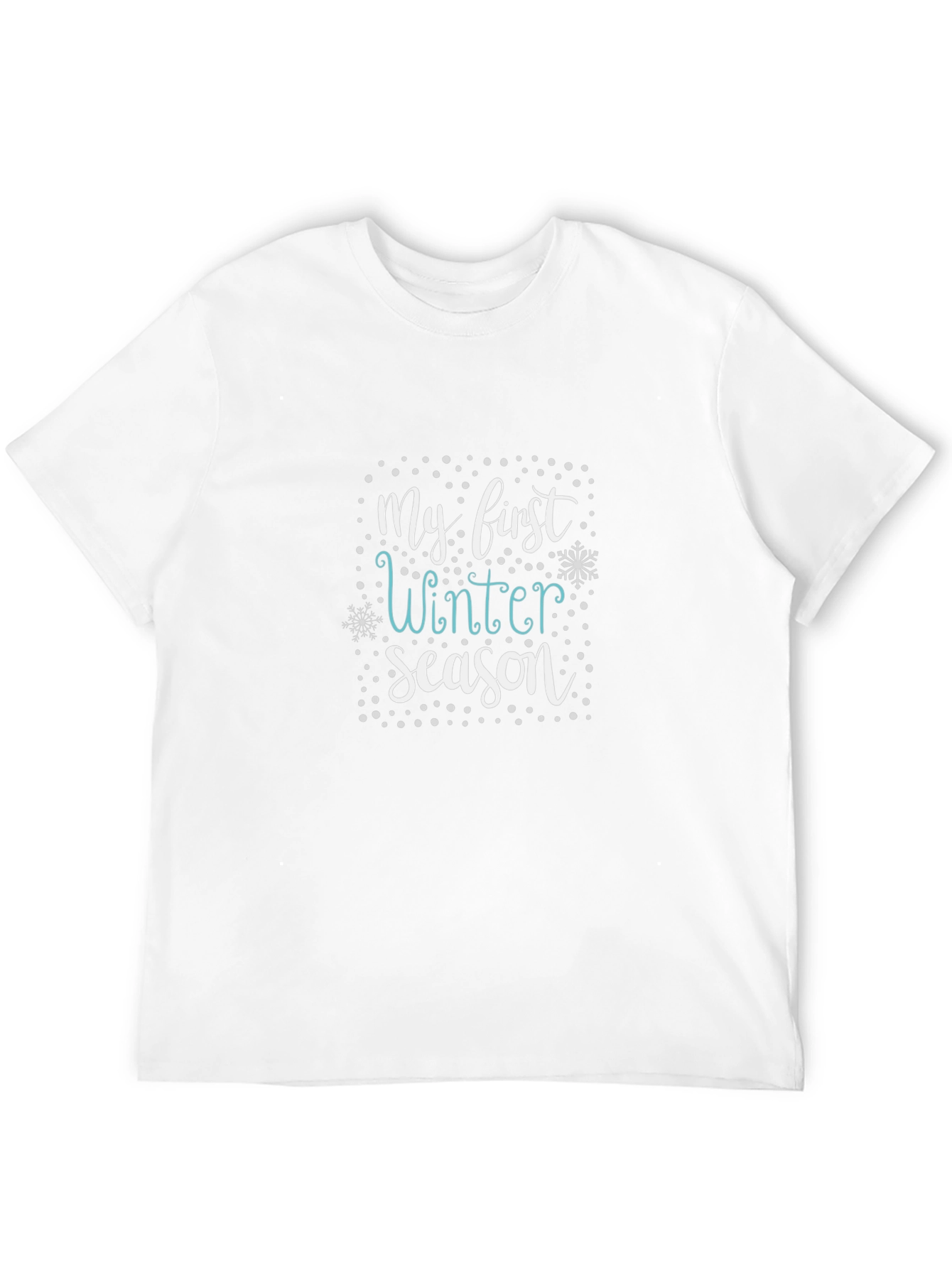 My First Winter Season Graphic Tee - Black
