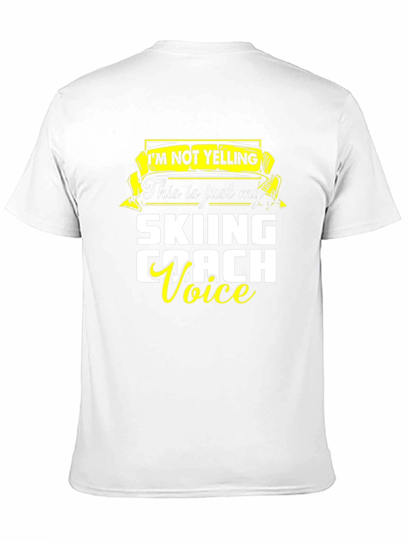 Skiing Coach Voice T-Shirt - Funny Ski Apparel