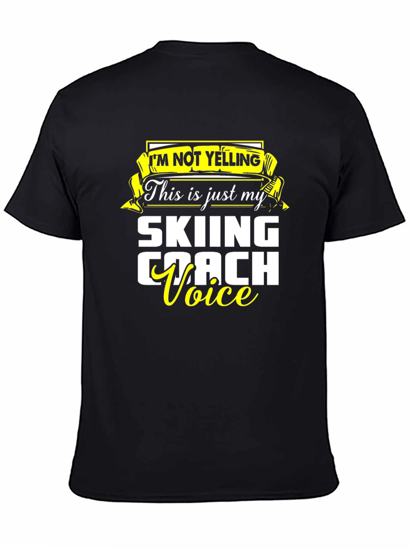 Skiing Coach Voice T-Shirt - Funny Ski Apparel