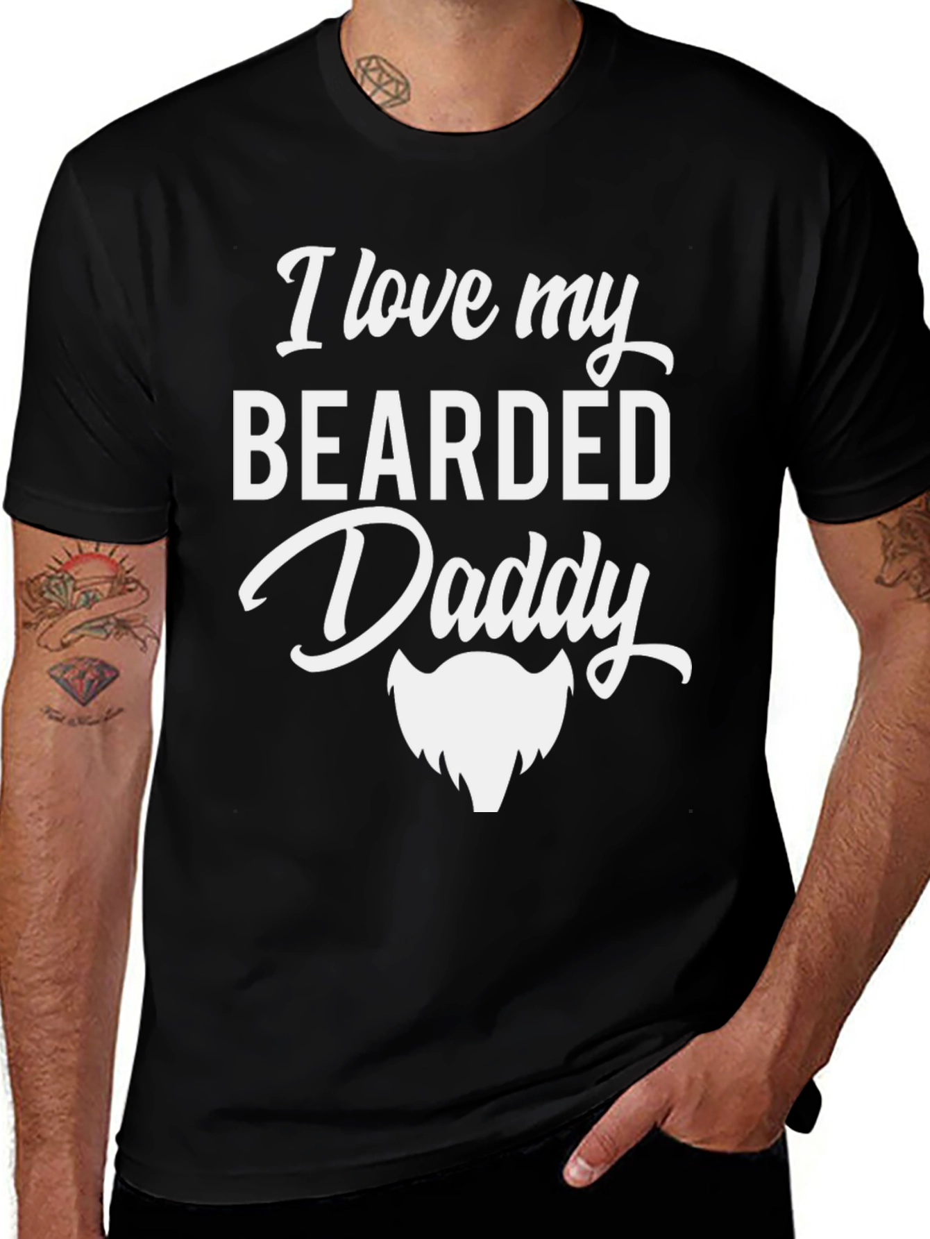 I Love My Bearded Daddy T-Shirt