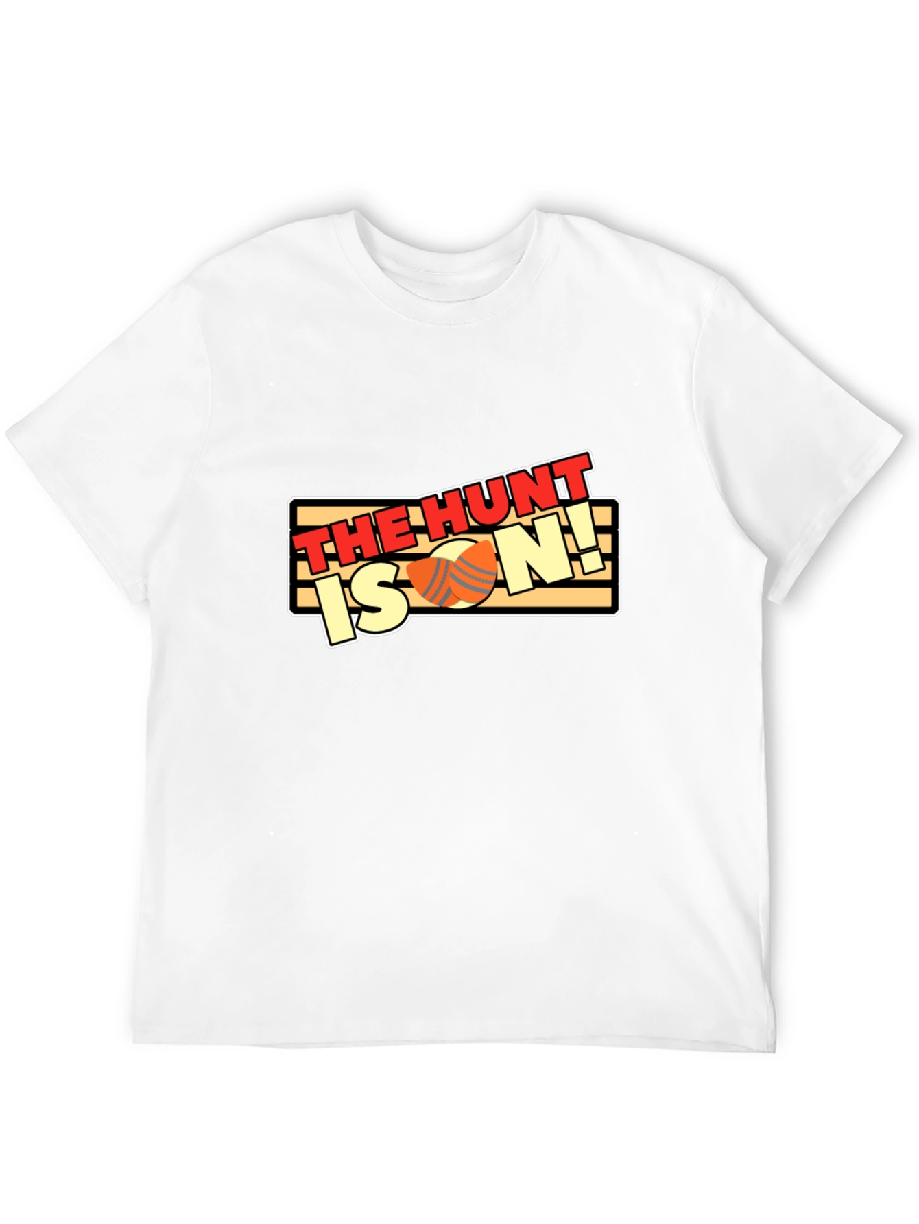 The Hunt Is On! Black Cotton T-Shirt