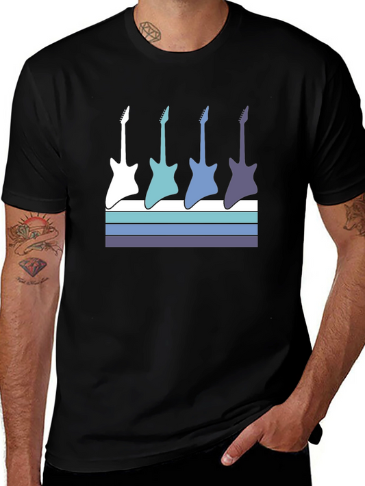 Guitar Silhouette Graphic Tee