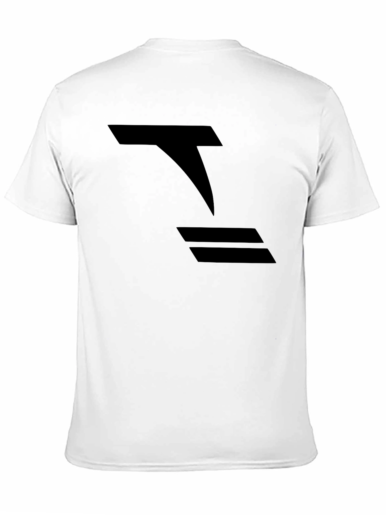 Modern Black Graphic Tee - Abstract Design