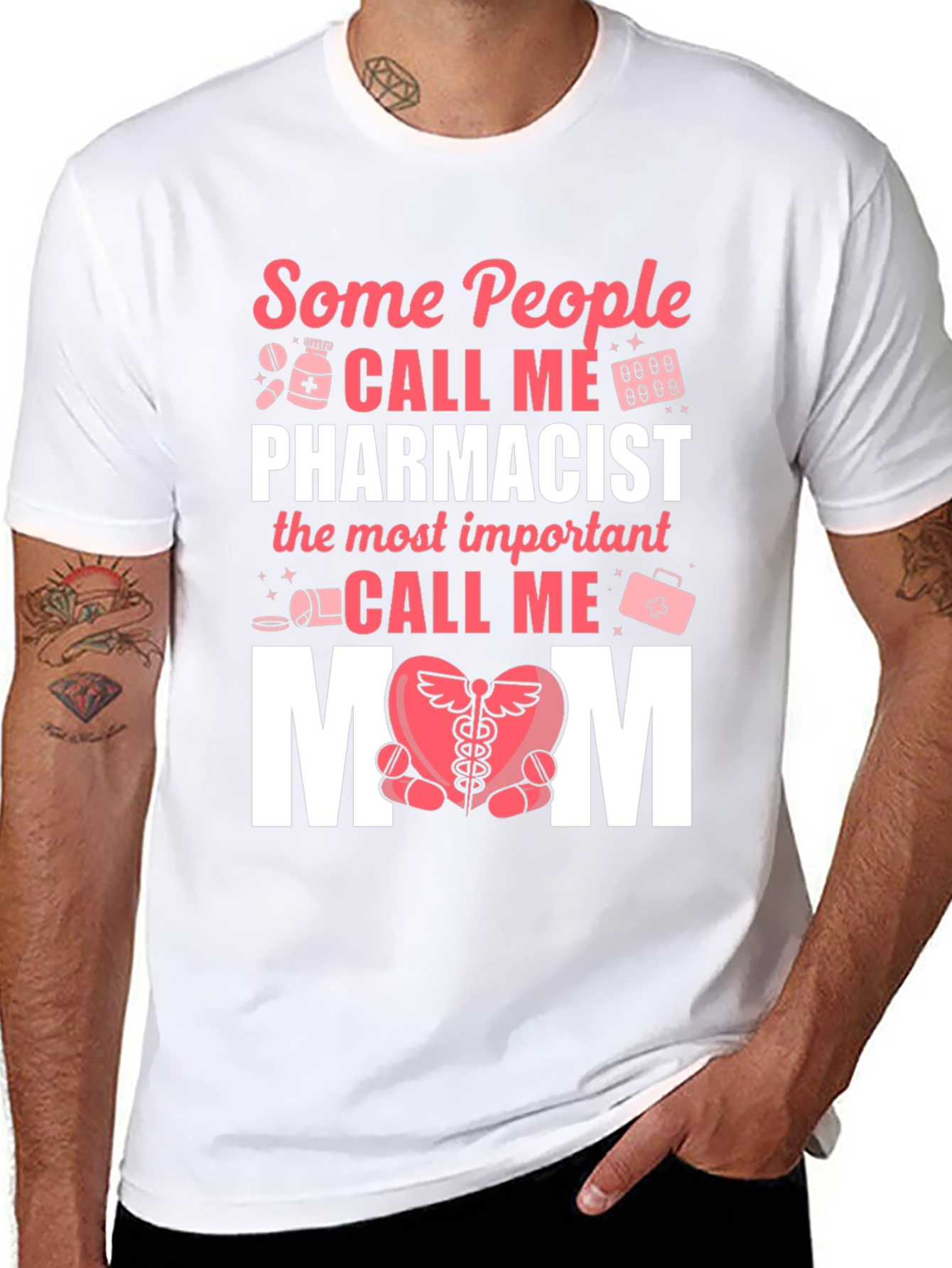 Pharmacist Mom T-Shirt - Gift for Pharmacy Mothers